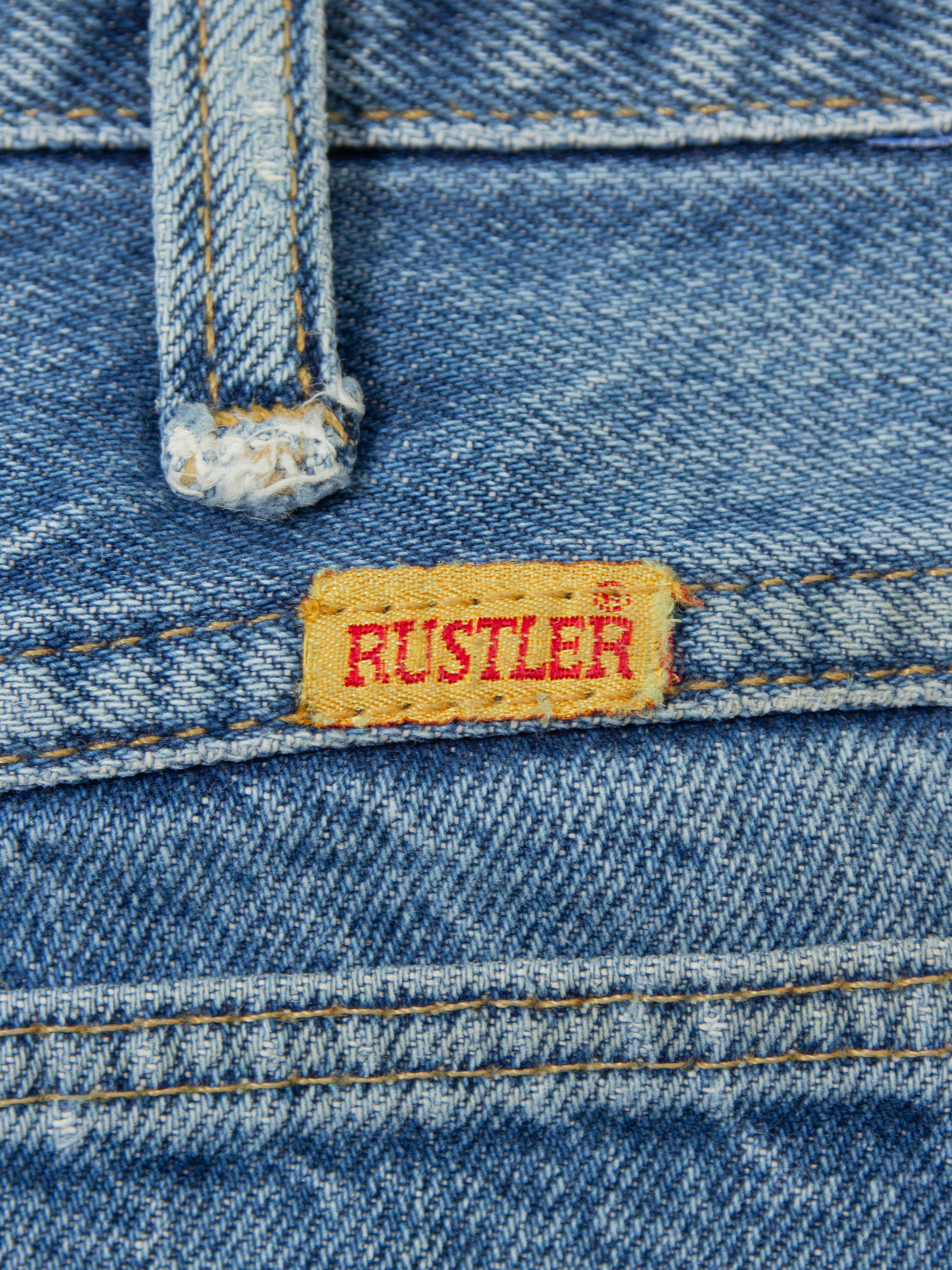 Vtg 1980s Rustler Bootcut Jeans - Made in USA (34x31) - Image 5