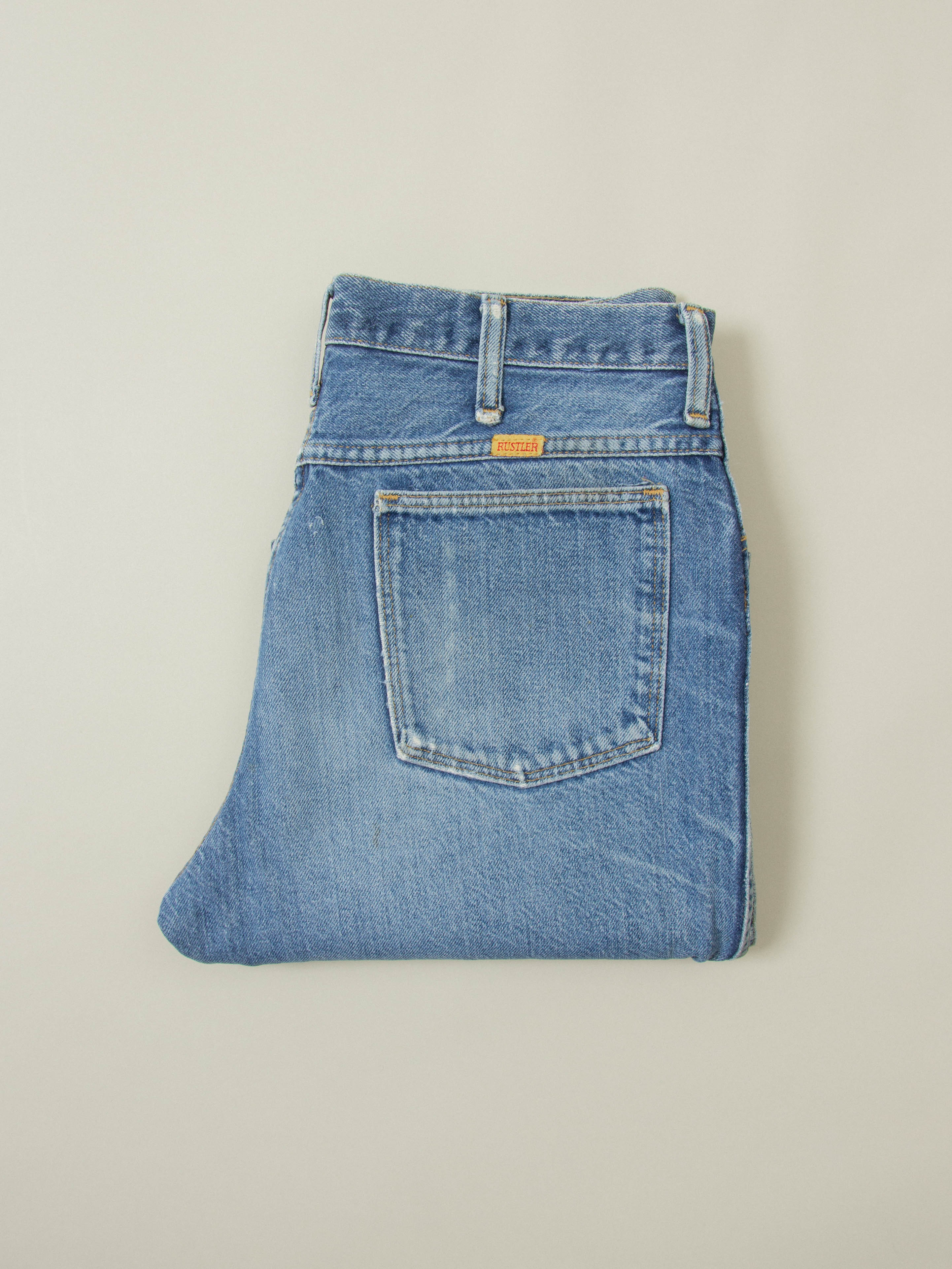 Vtg 1980s Rustler Bootcut Jeans - Made in USA (34x31) - Image 6