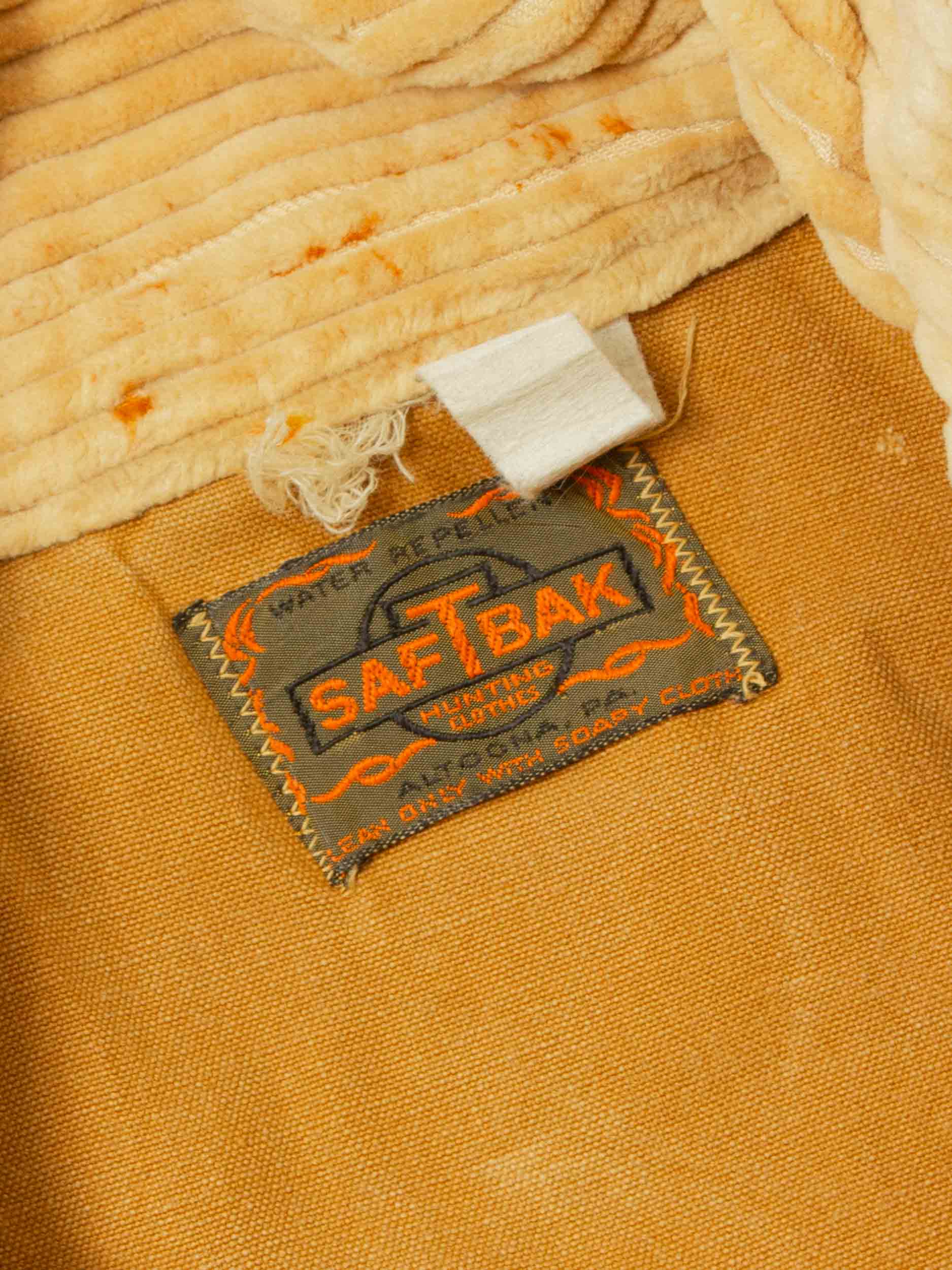 Vtg 1980s Saftbak Hunting Jacket - Made in USA (L) - Image 3