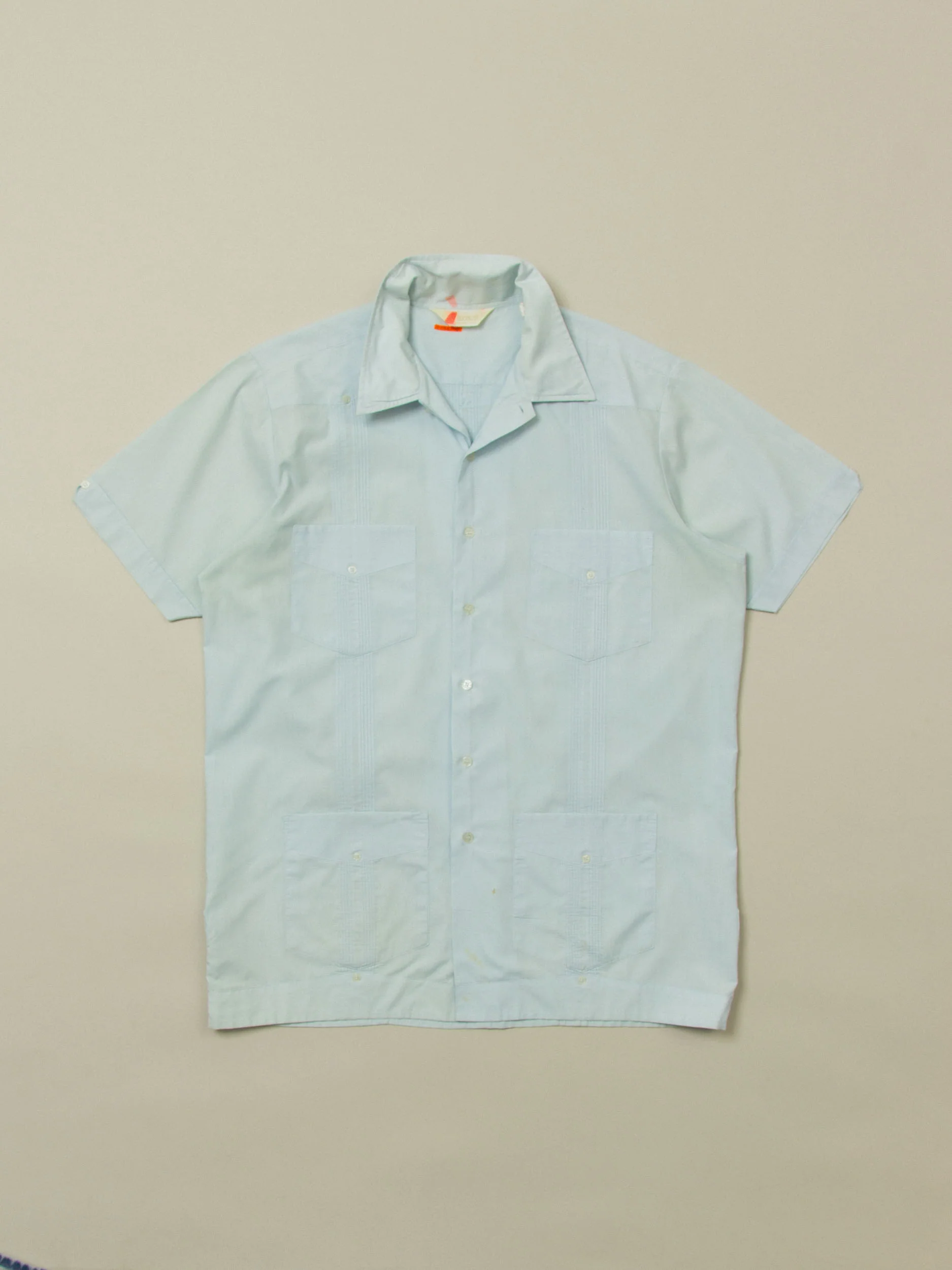 Vtg 1980s 'Supreme' Guayabera Cuban Shirt (XL)