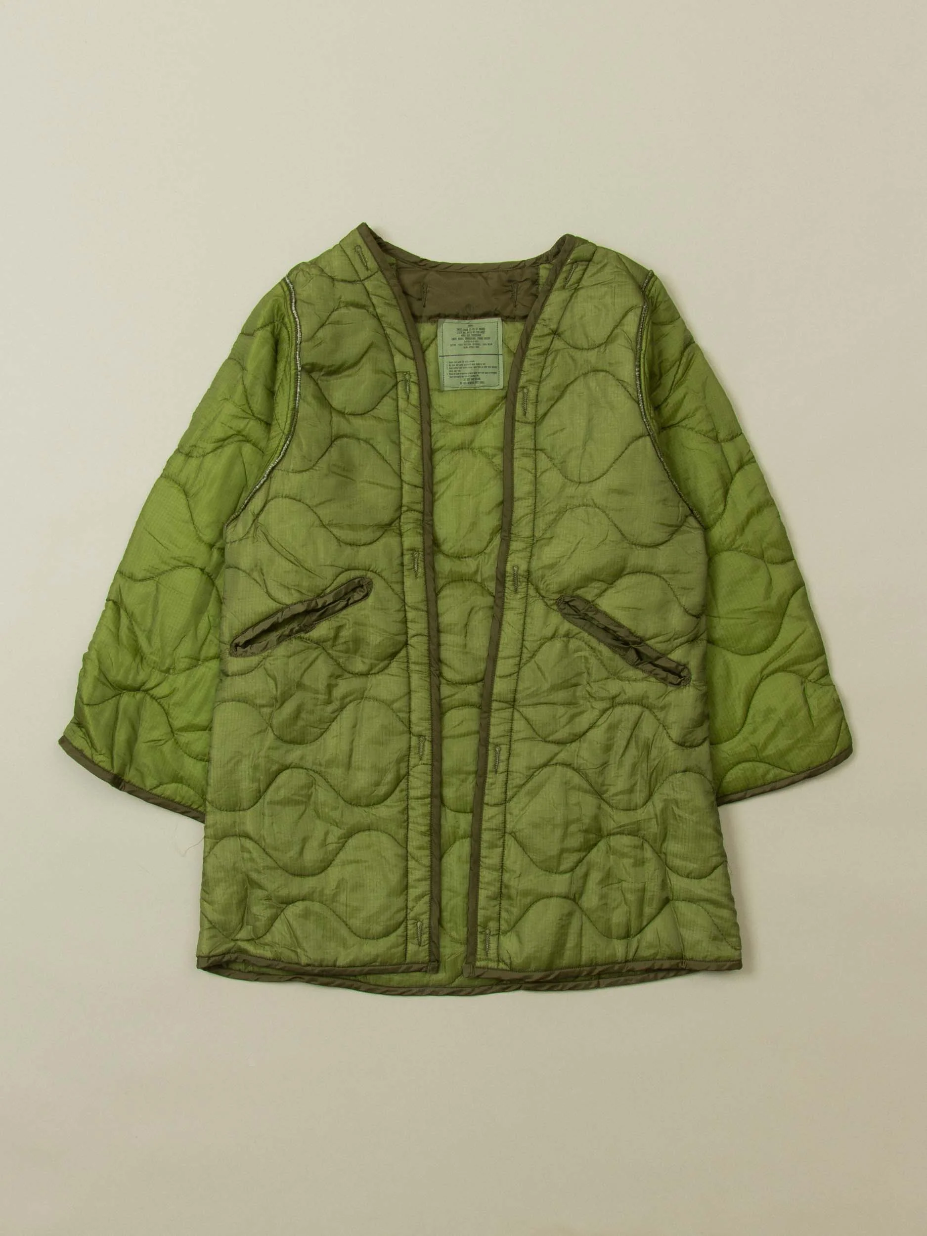 Vtg 1980s US Army Desert Parka Liner (S)