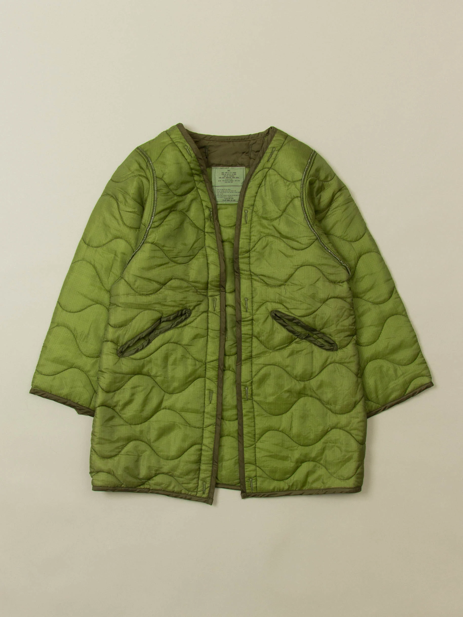Vtg 1980s US Army Desert Parka Liner (S)