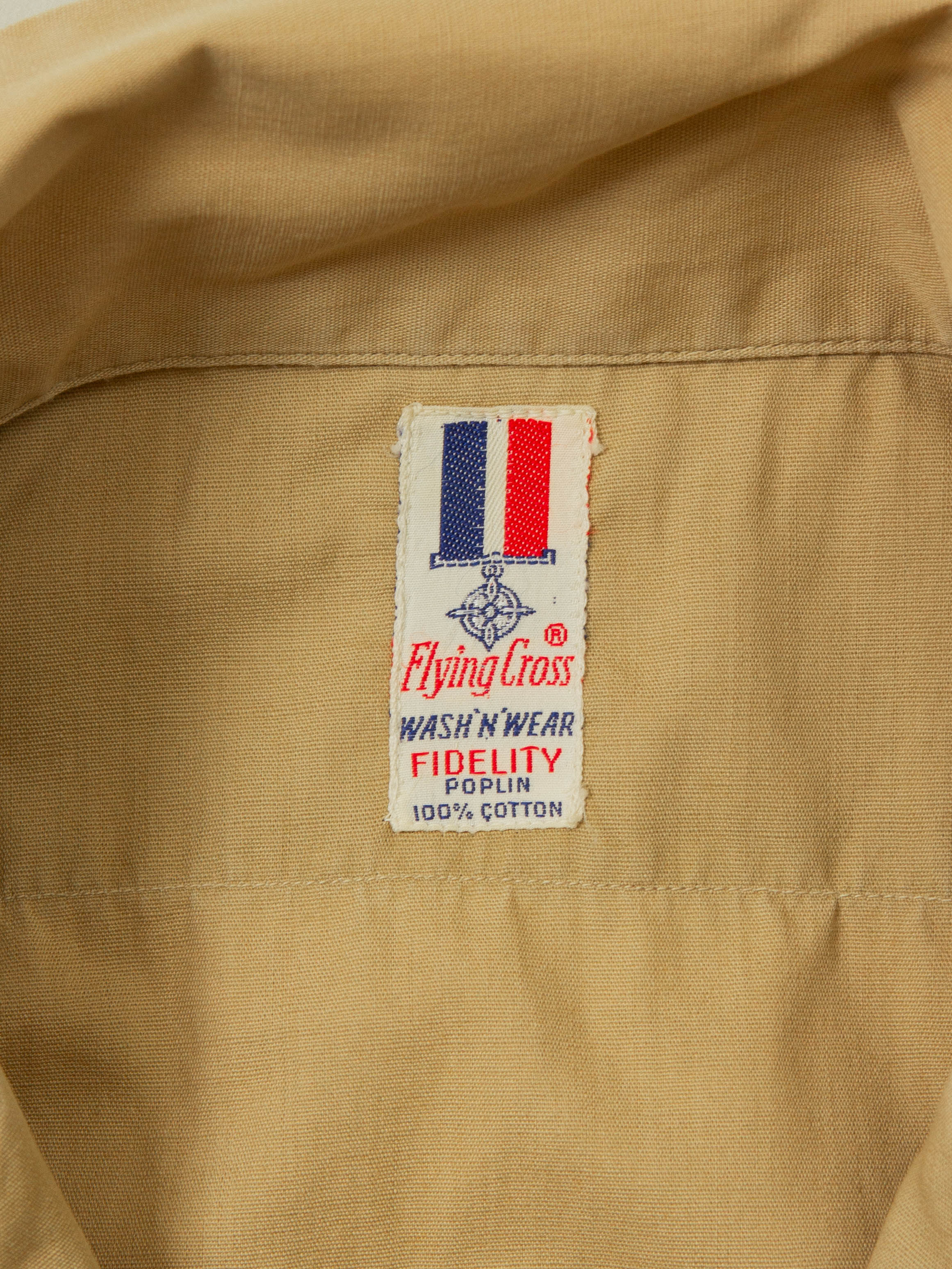 Vtg 1980s US Army Short Sleeve Officer Shirt (M) - Image 2