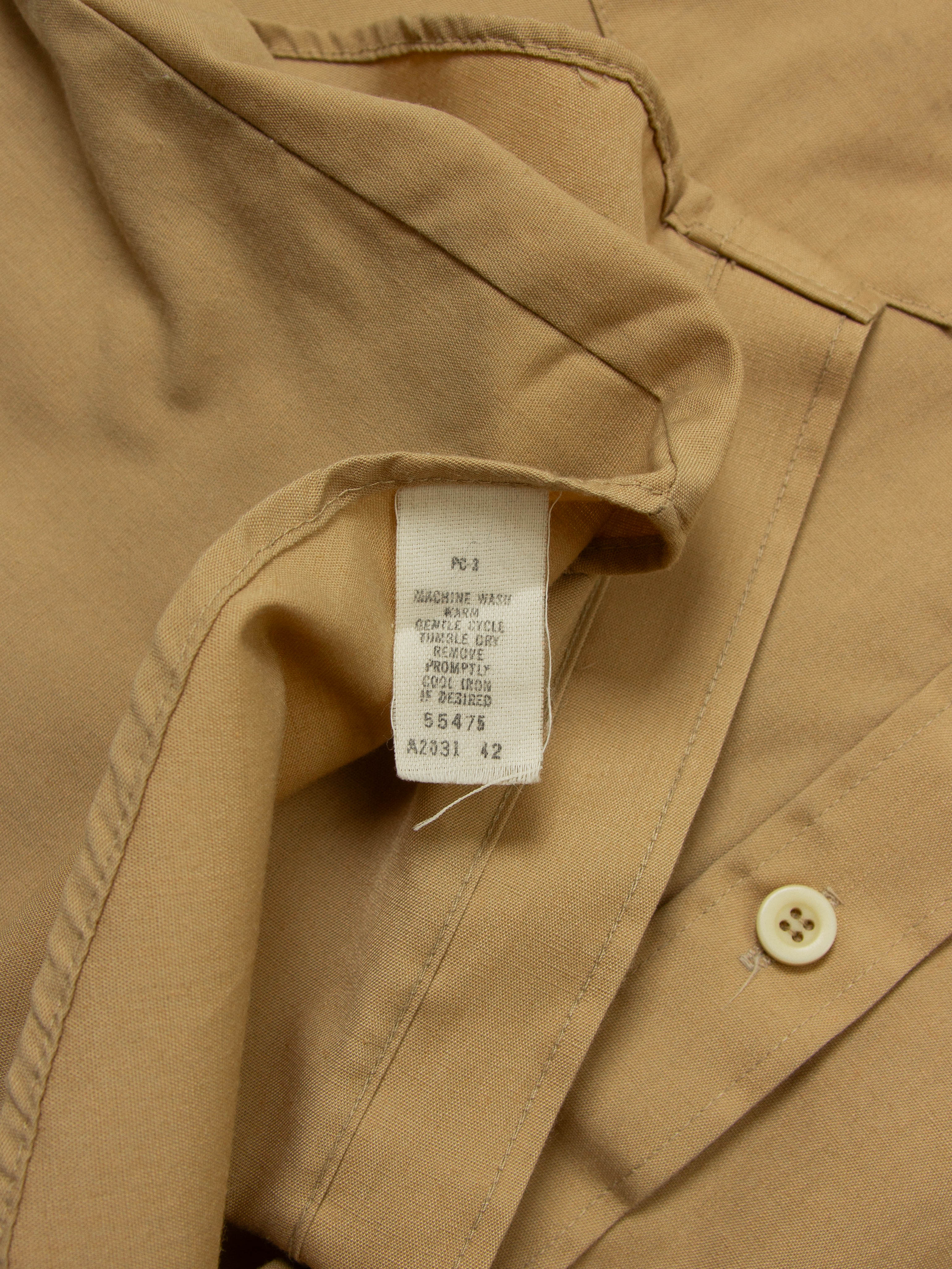 Vtg 1980s US Army Short Sleeve Officer Shirt (Women's S) - Image 4
