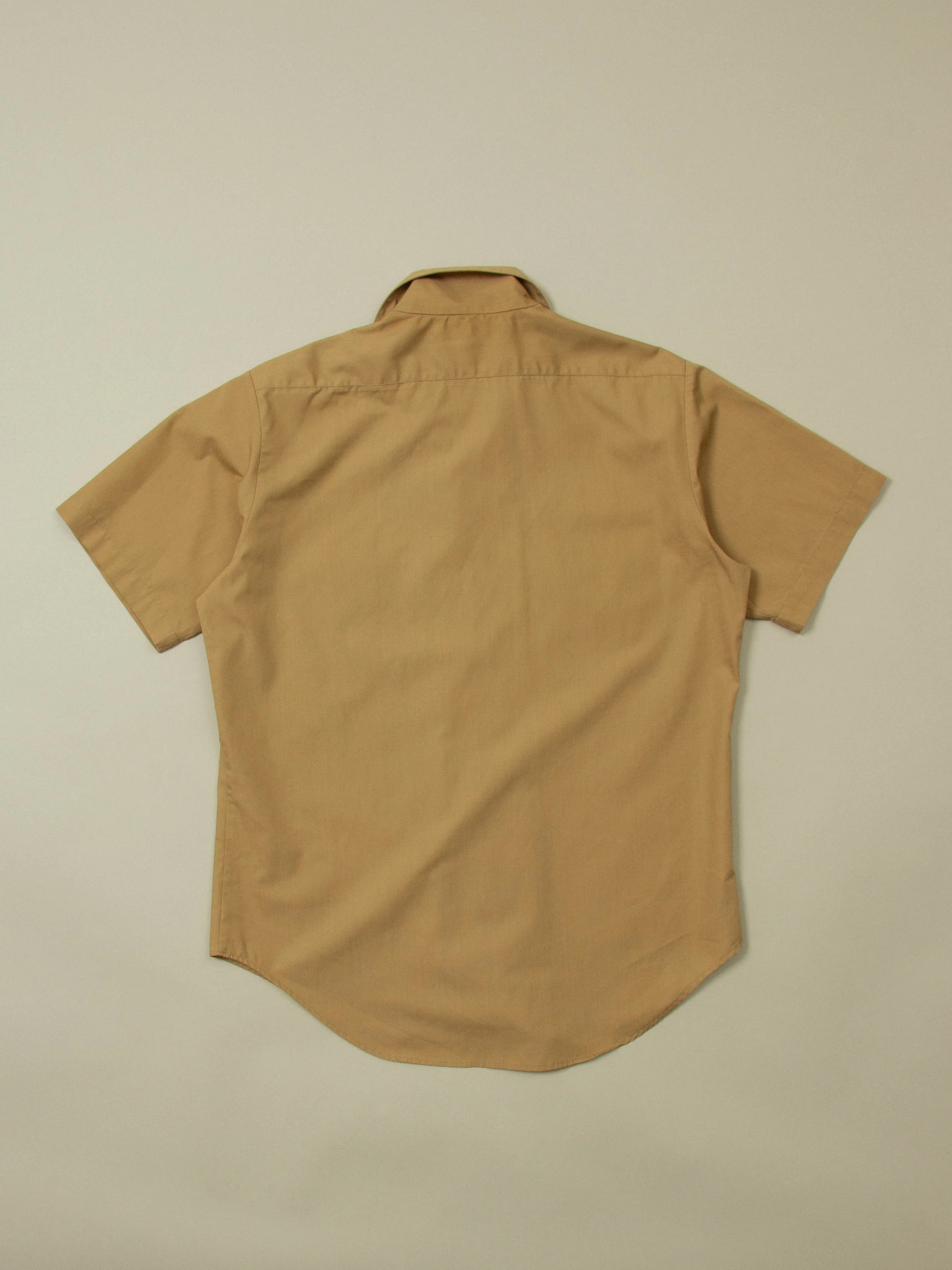 Vtg 1980s US Navy Short Sleeve Officer Shirt (M) - Image 4