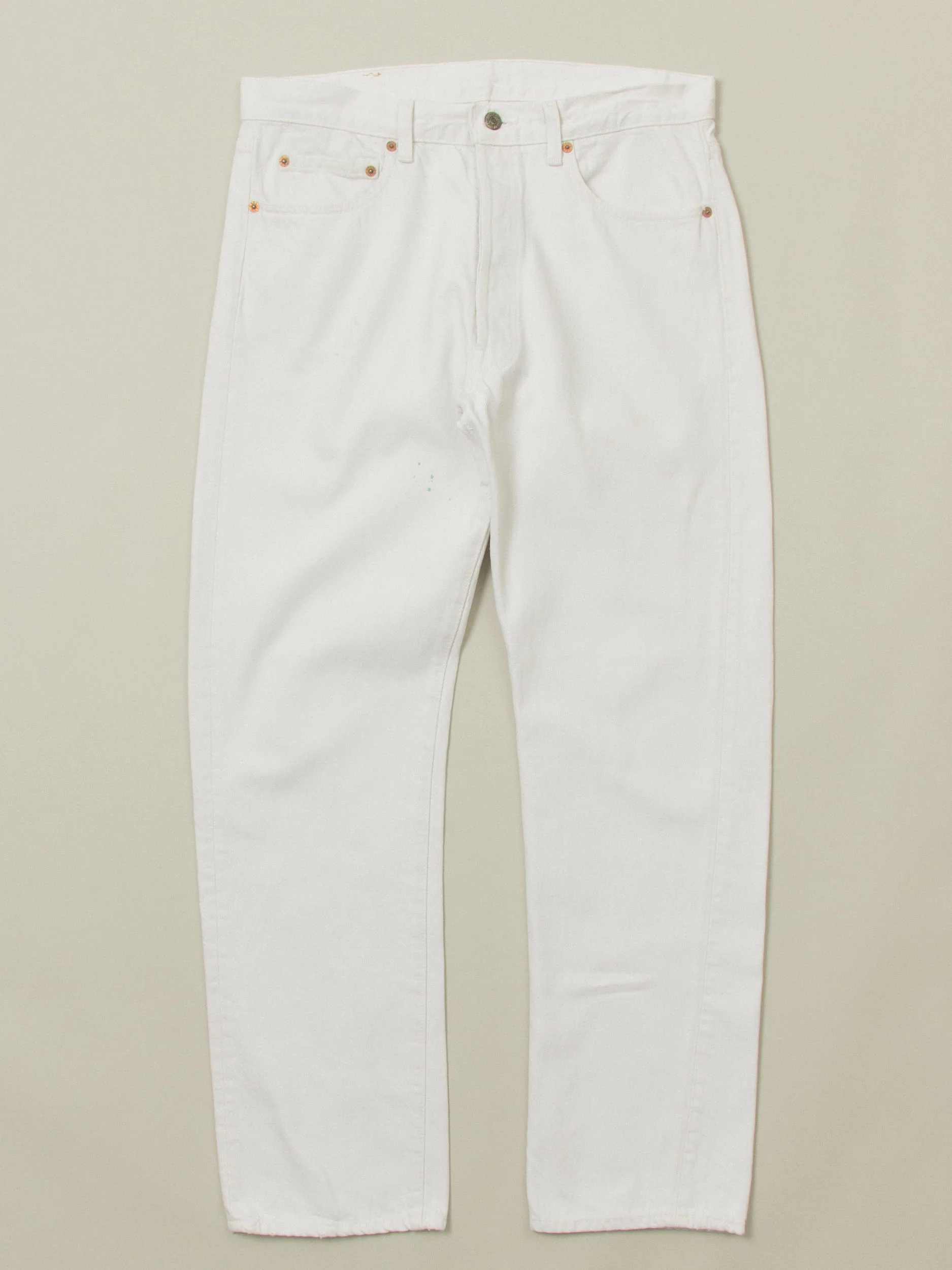 Vtg 1980s White Levi's 501 Jeans – Made in USA (34x31)