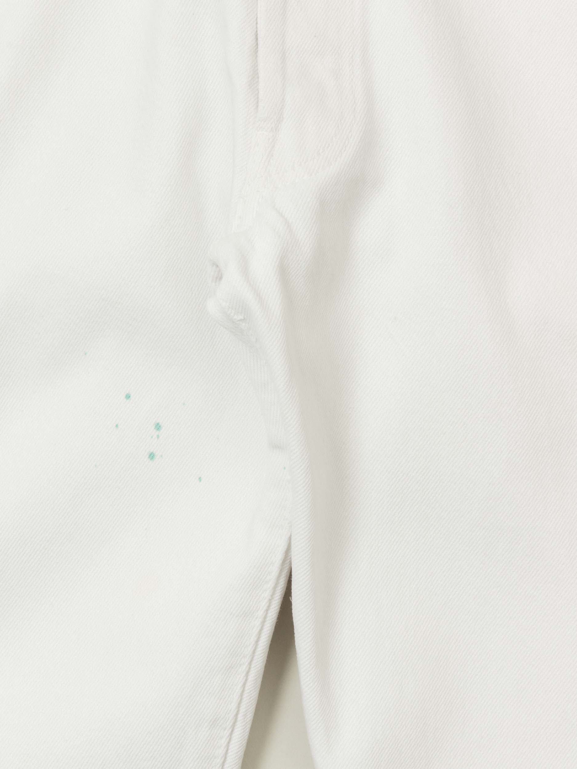 Vtg 1980s White Levi's 501 Jeans – Made in USA (34x31) - Image 6