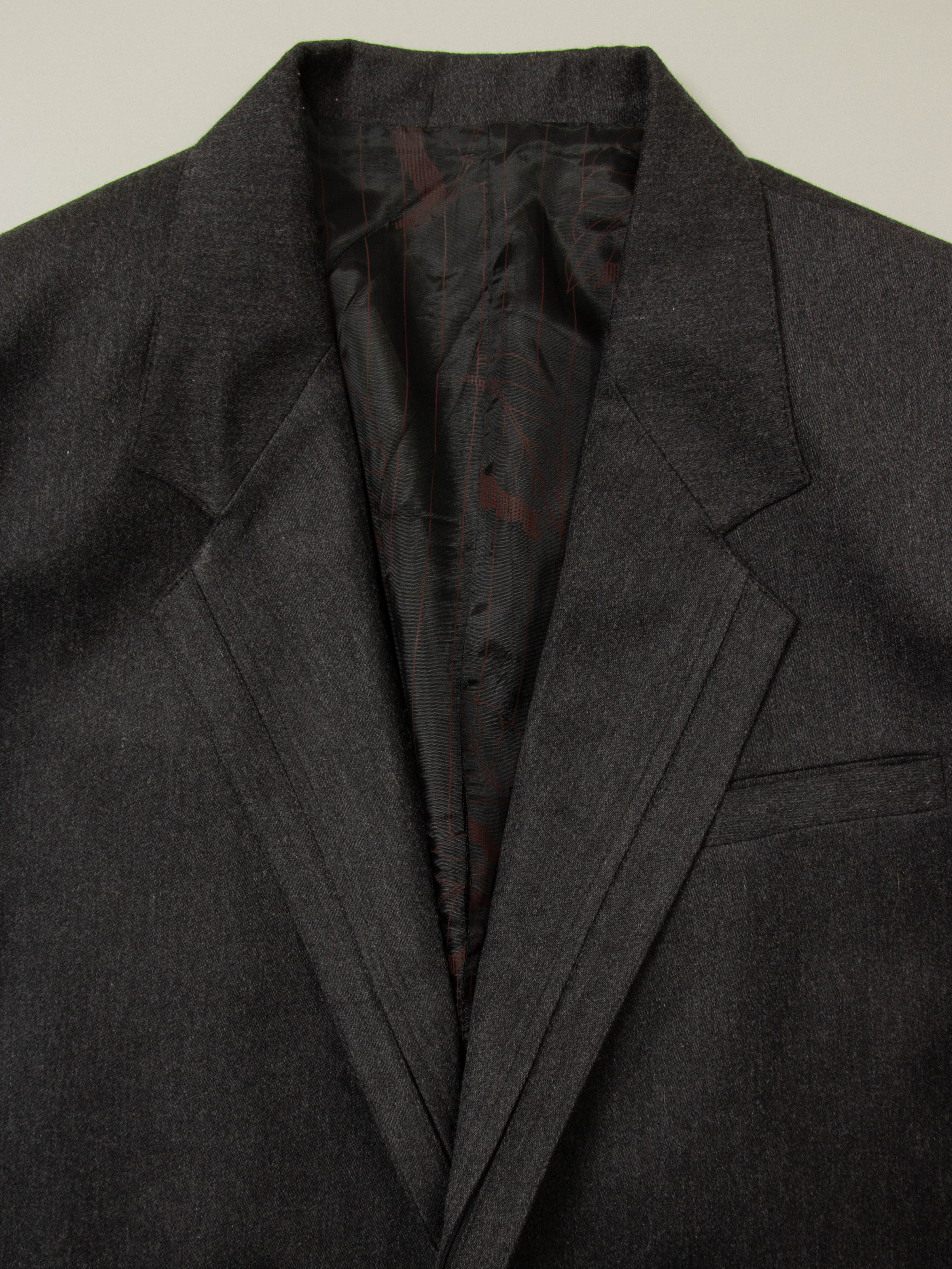 Vtg 1980s Wool Blazer - Made in Italy (L) - Image 2