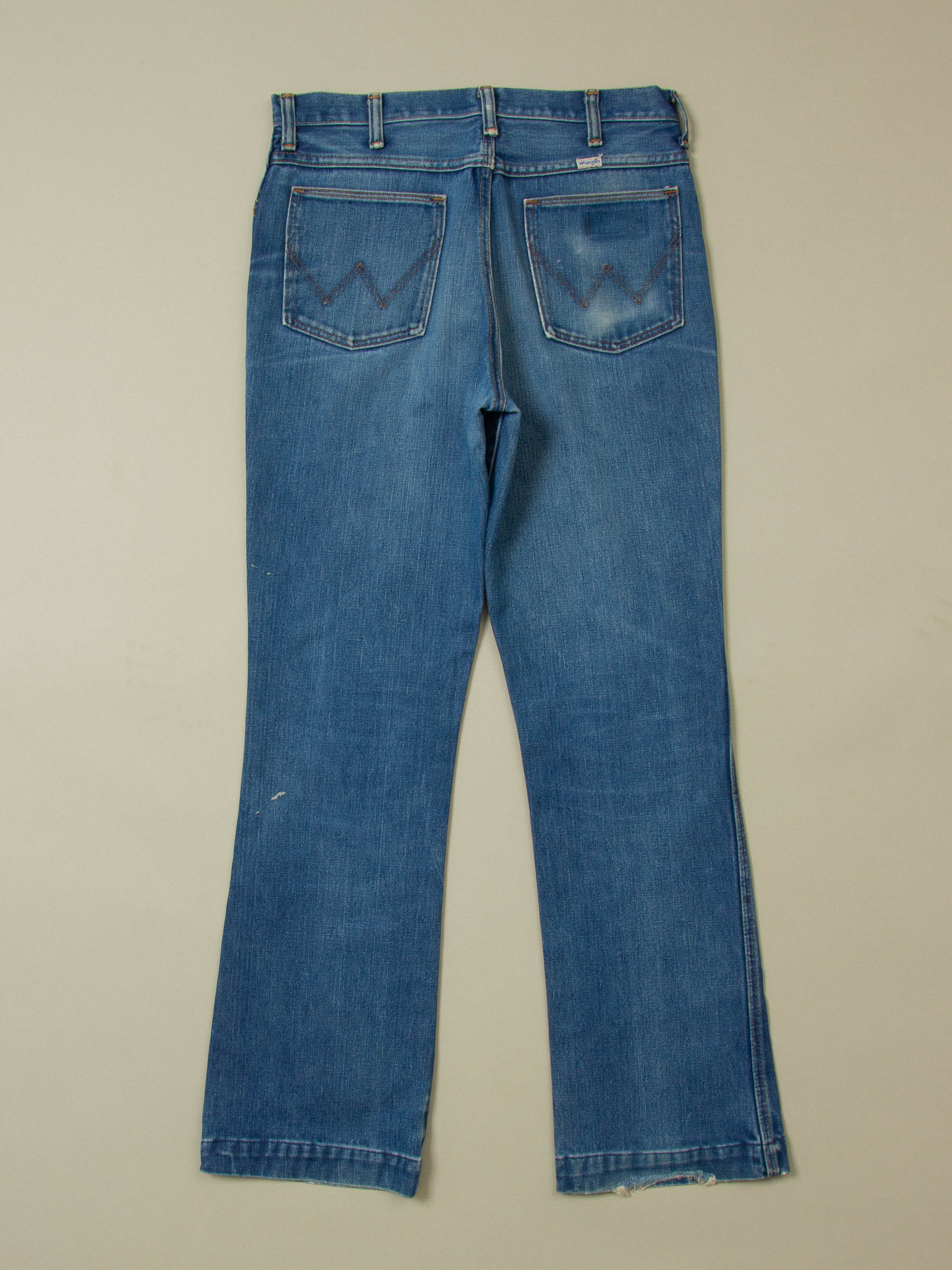 Vtg 1980s Wrangler Bootcut Jeans - Made in USA (32x32) - Image 3