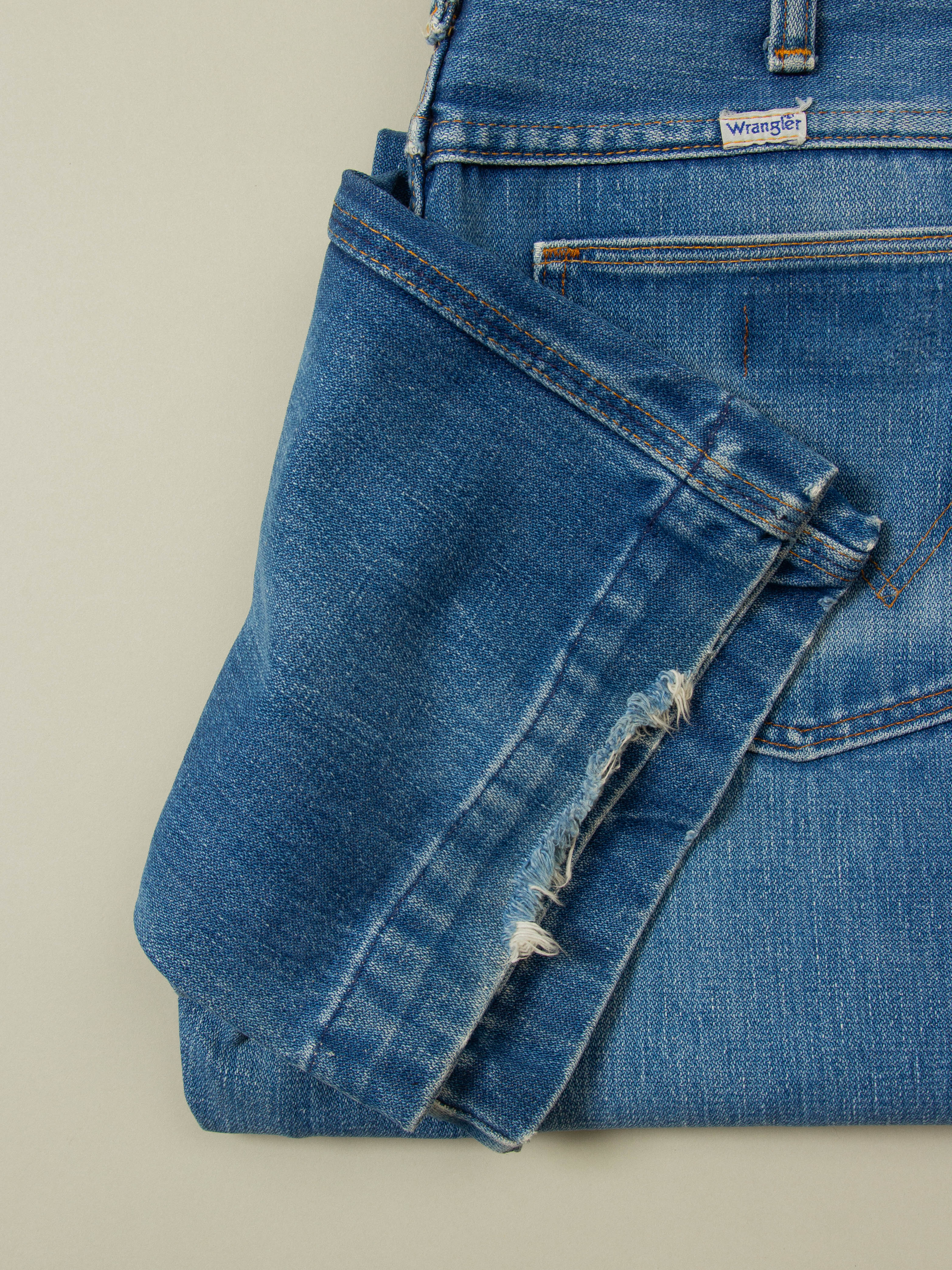 Vtg 1980s Wrangler Bootcut Jeans - Made in USA (32x32) - Image 4