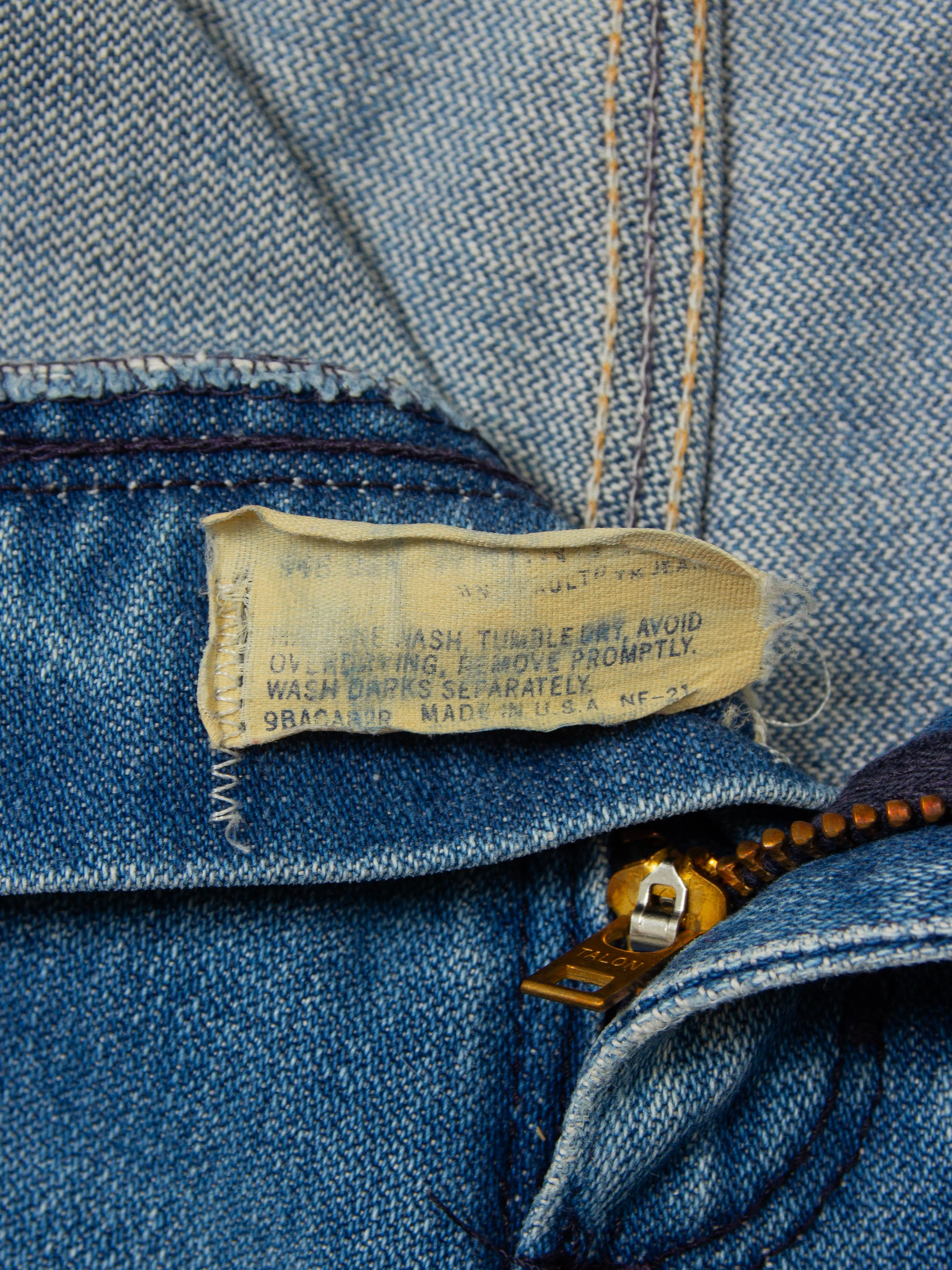 Vtg 1980s Wrangler Bootcut Jeans - Made in USA (32x32) - Image 5