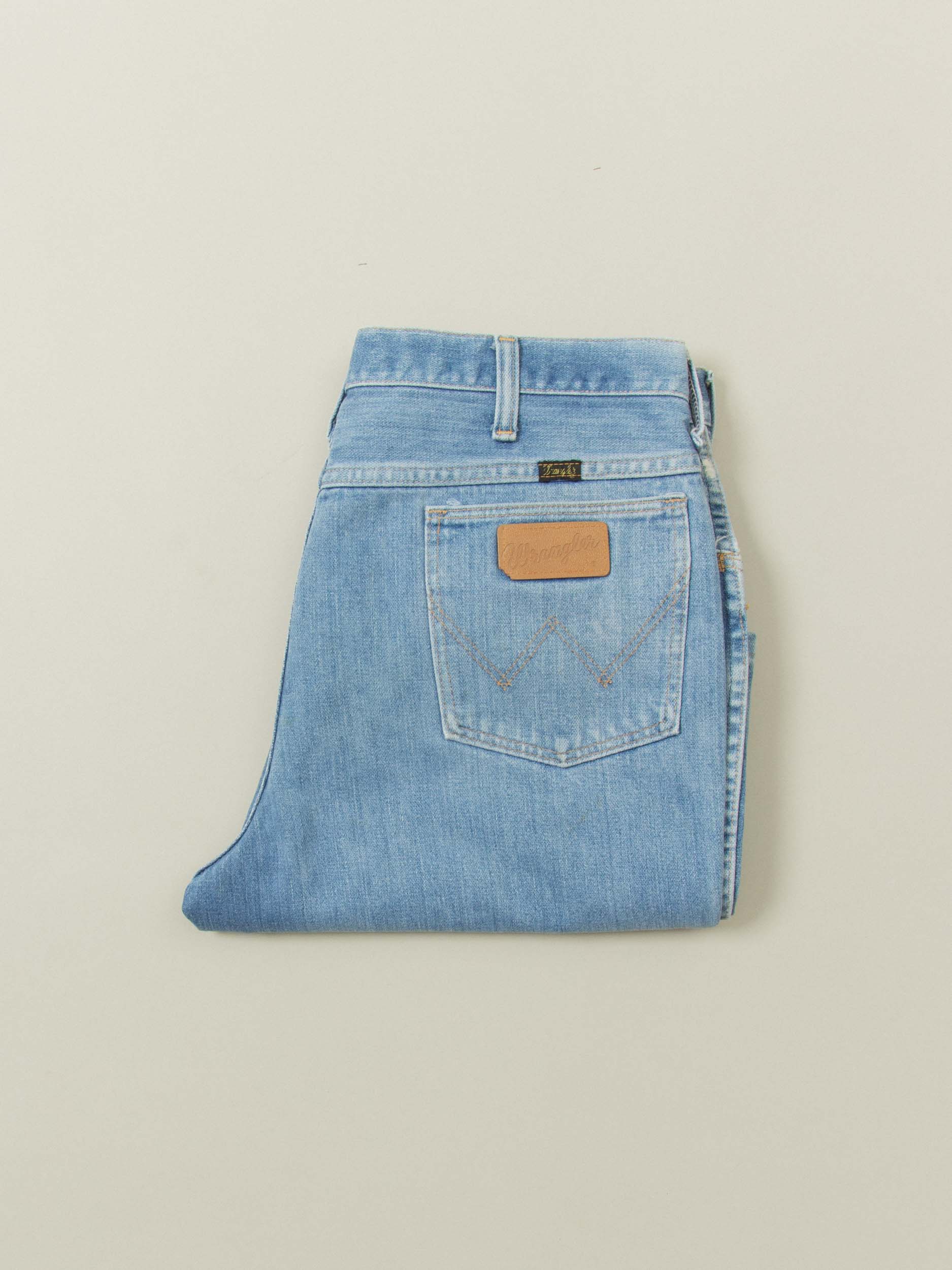 Vtg 1980s Wrangler Bootcut Jeans - Made in USA (34x29) - Image 6
