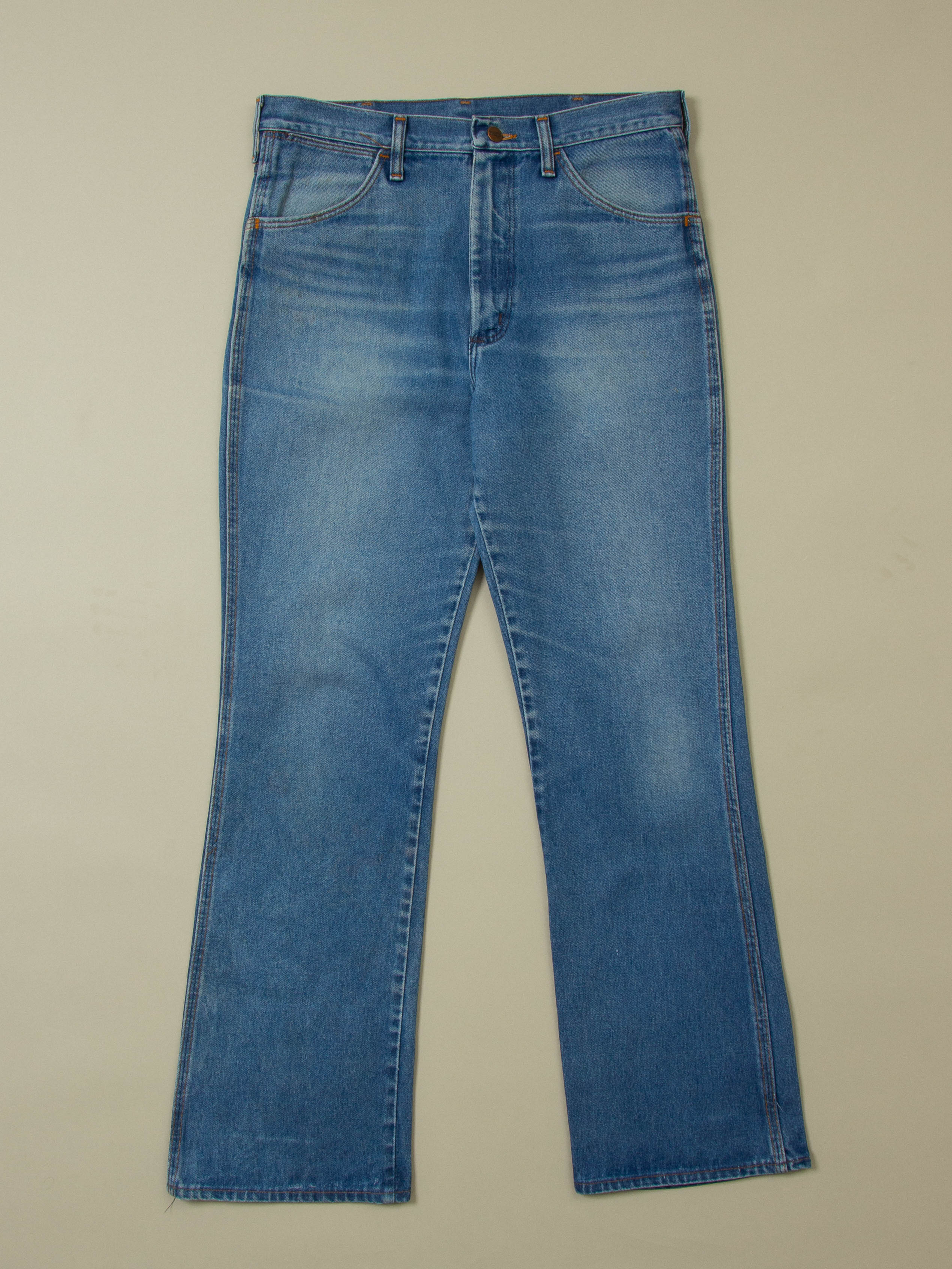 Vtg 1980s Wrangler Bootcut Jeans - Made in USA (34x31)