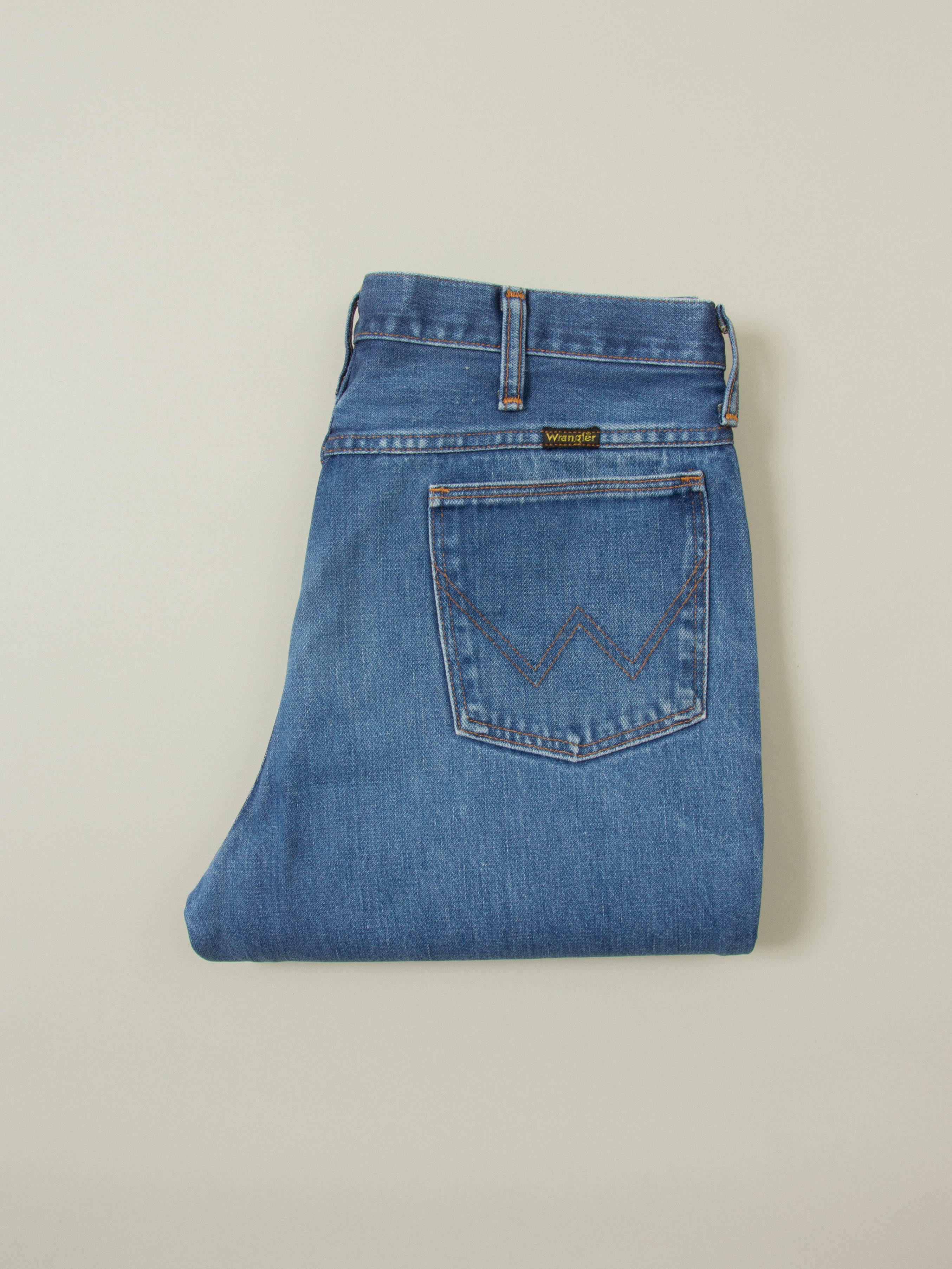 Vtg 1980s Wrangler Bootcut Jeans - Made in USA (34x32) - Image 6