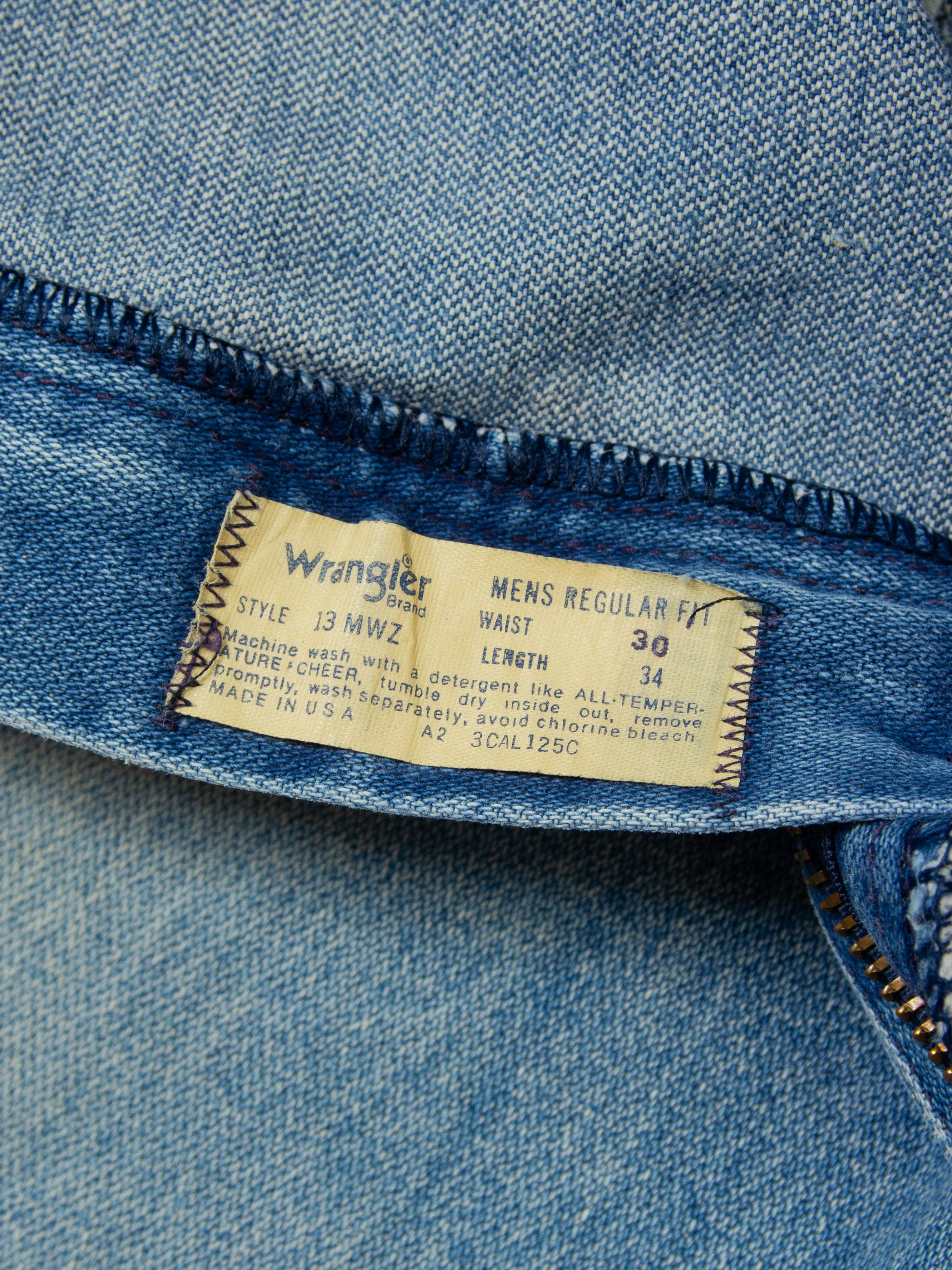 Vtg 1980s Wrangler Jeans - Made in USA (28x33) - Image 5