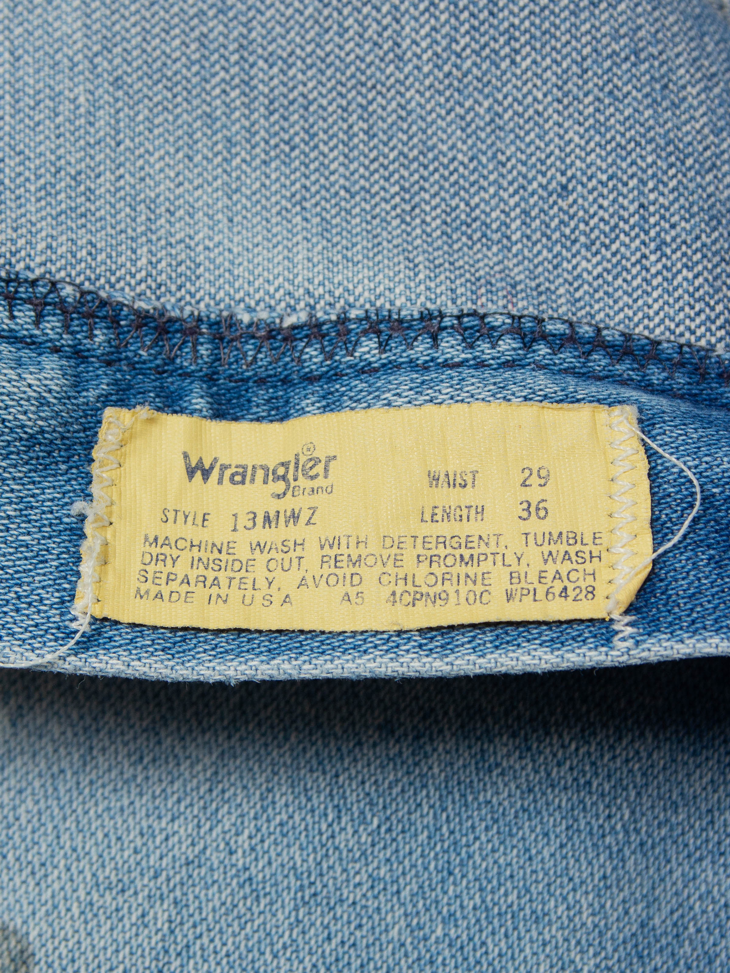 Vtg 1980s Wrangler Jeans - Made in USA (28x36) - Image 5