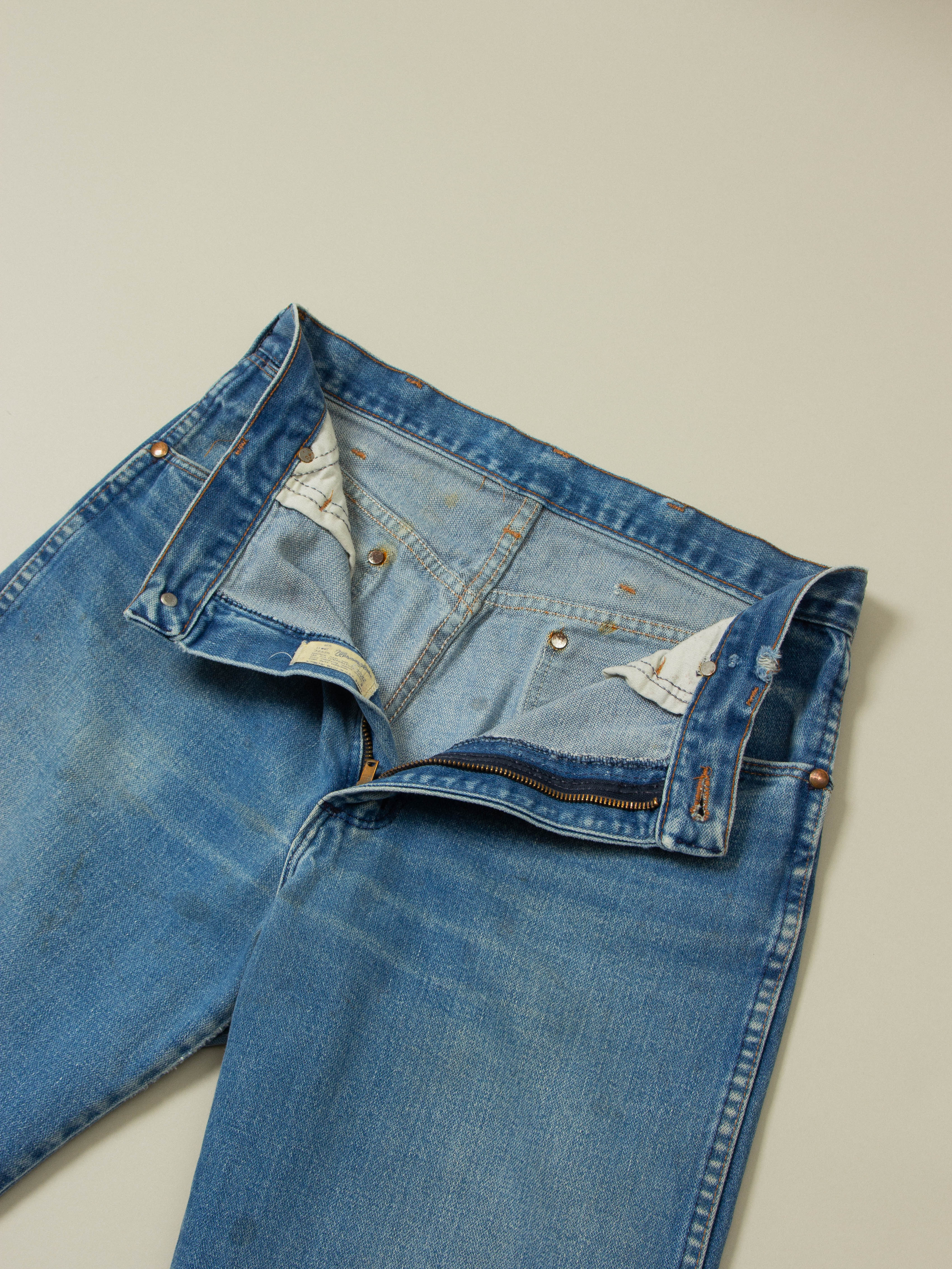 Vtg 1980s Wrangler Jeans - Made in USA (30x35) - Image 2