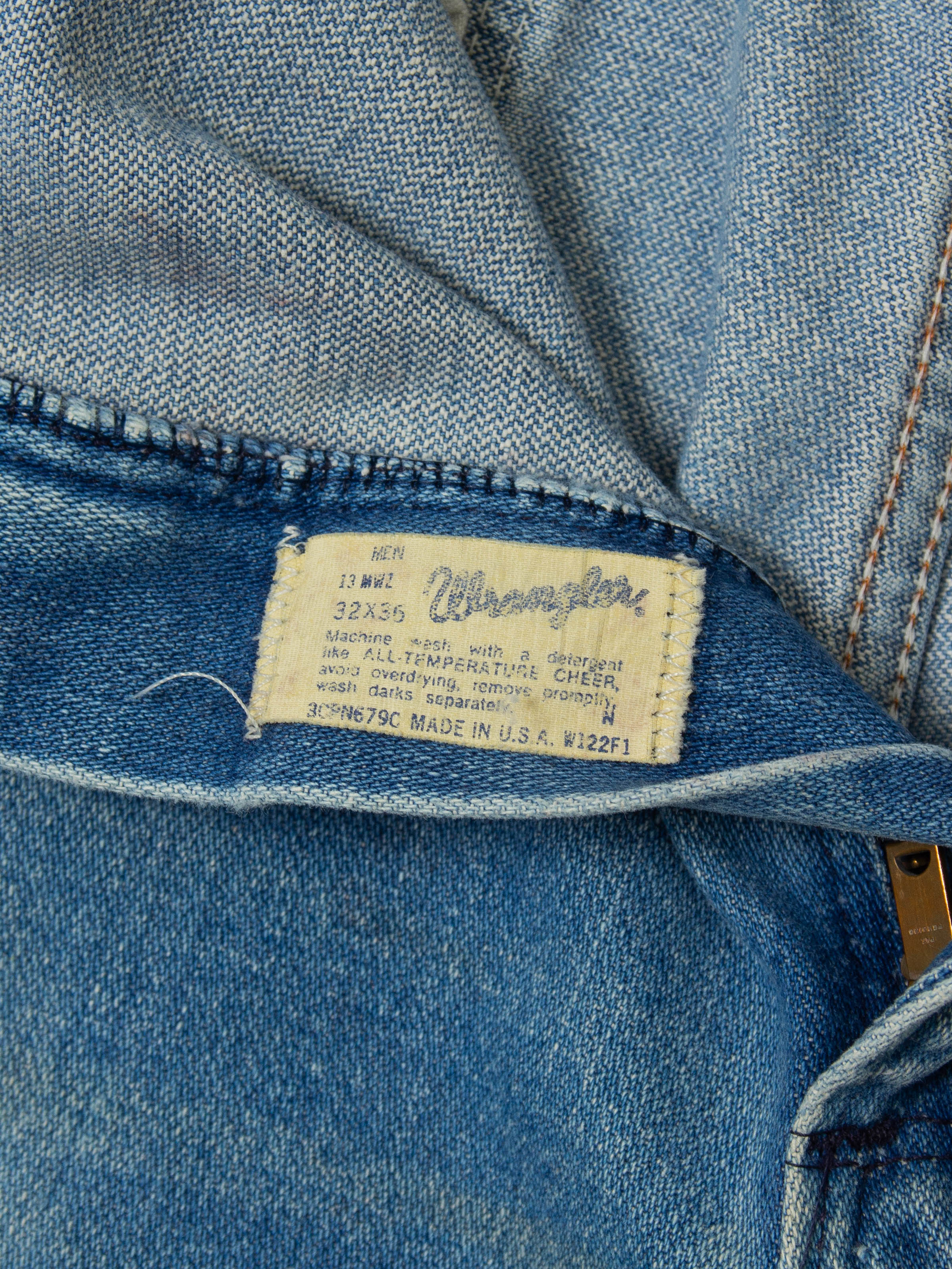 Vtg 1980s Wrangler Jeans - Made in USA (30x35) - Image 4