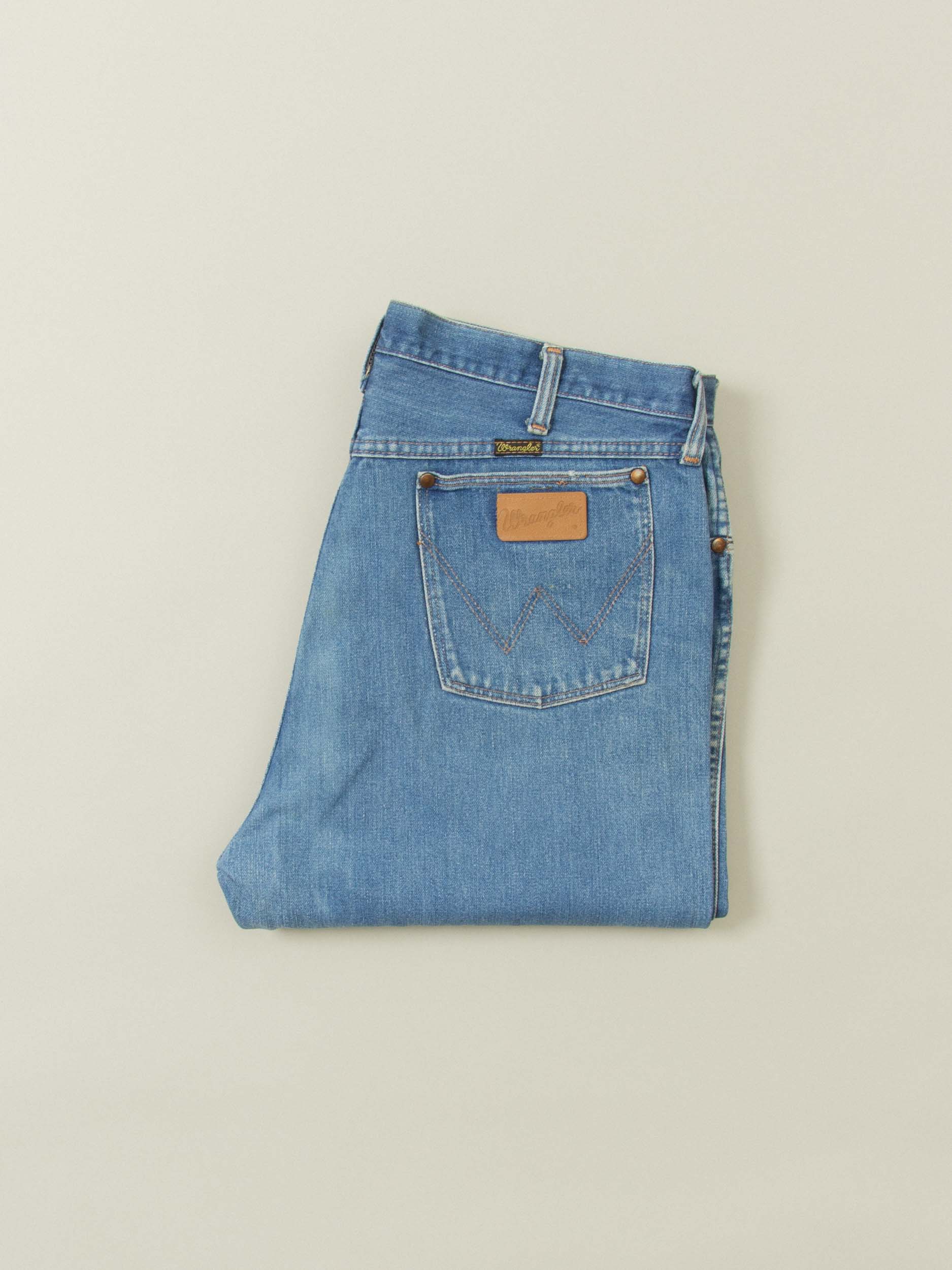 Vtg 1980s Wrangler Jeans - Made in USA (38x35) - Image 6