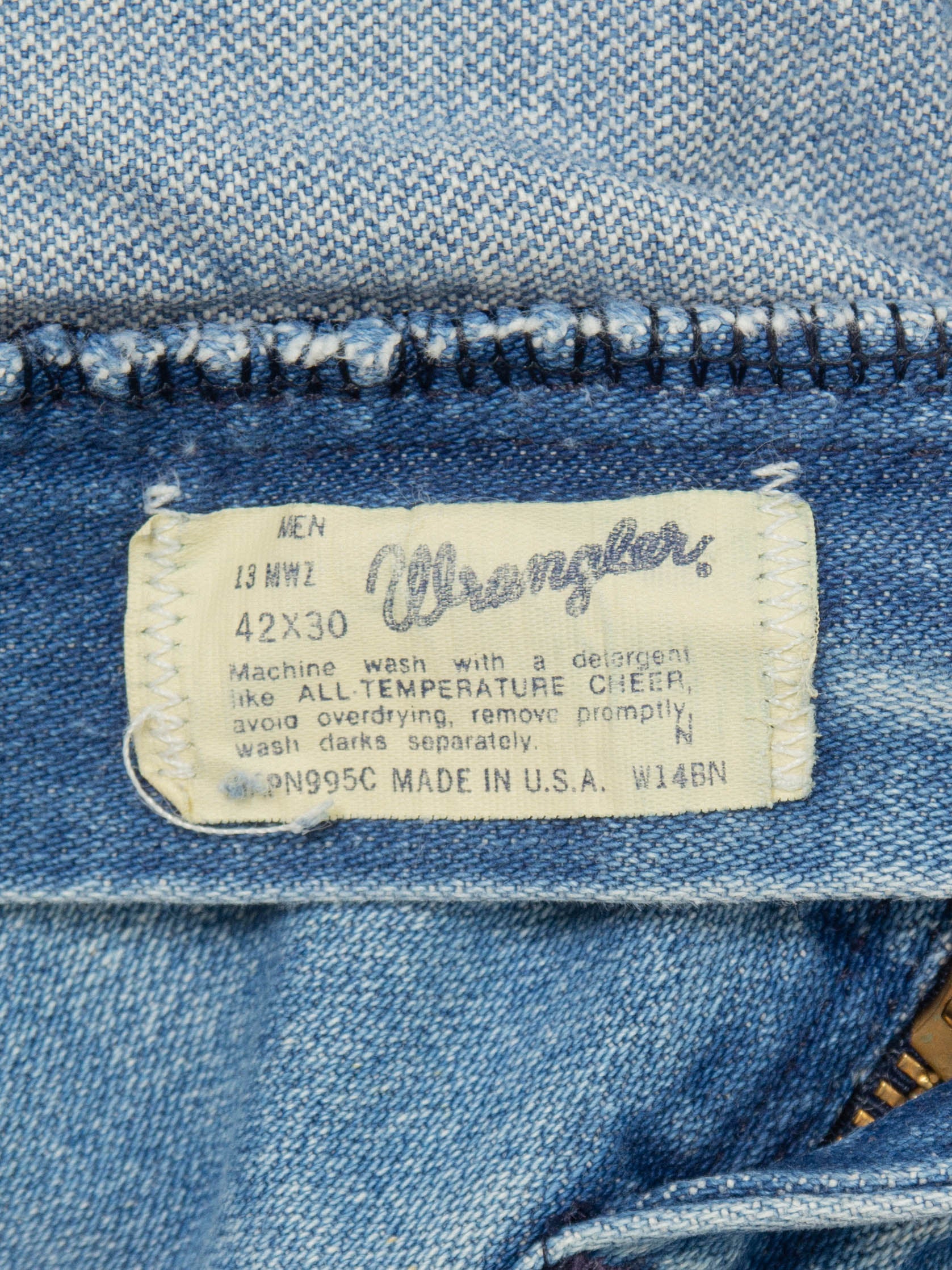 Vtg 1980s Wrangler Jeans - Made in USA (40x27) - Image 6