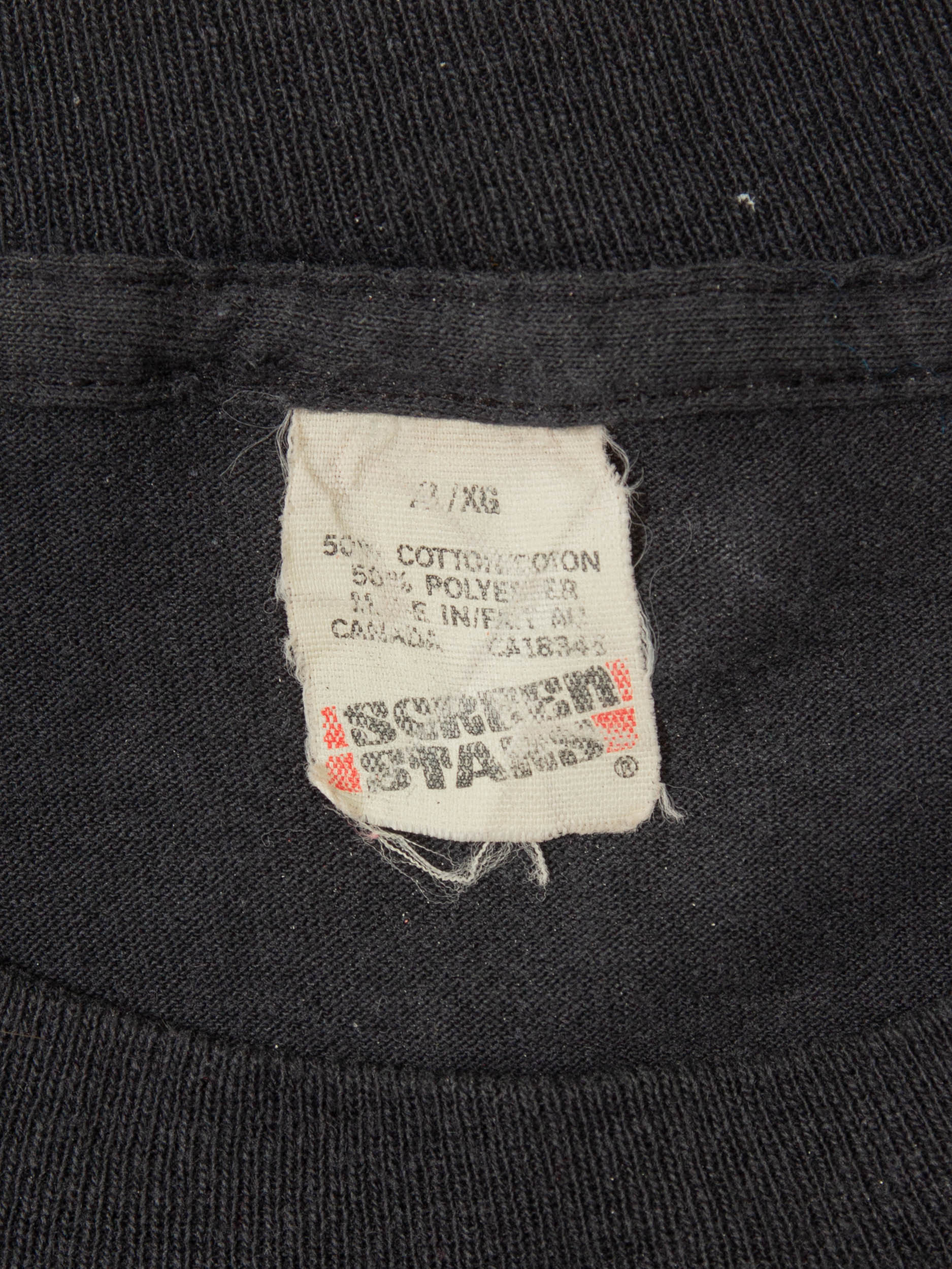 Vtg 1989 Rolling Stones Canada Tour Single Stitch Tee (M) - Image 3