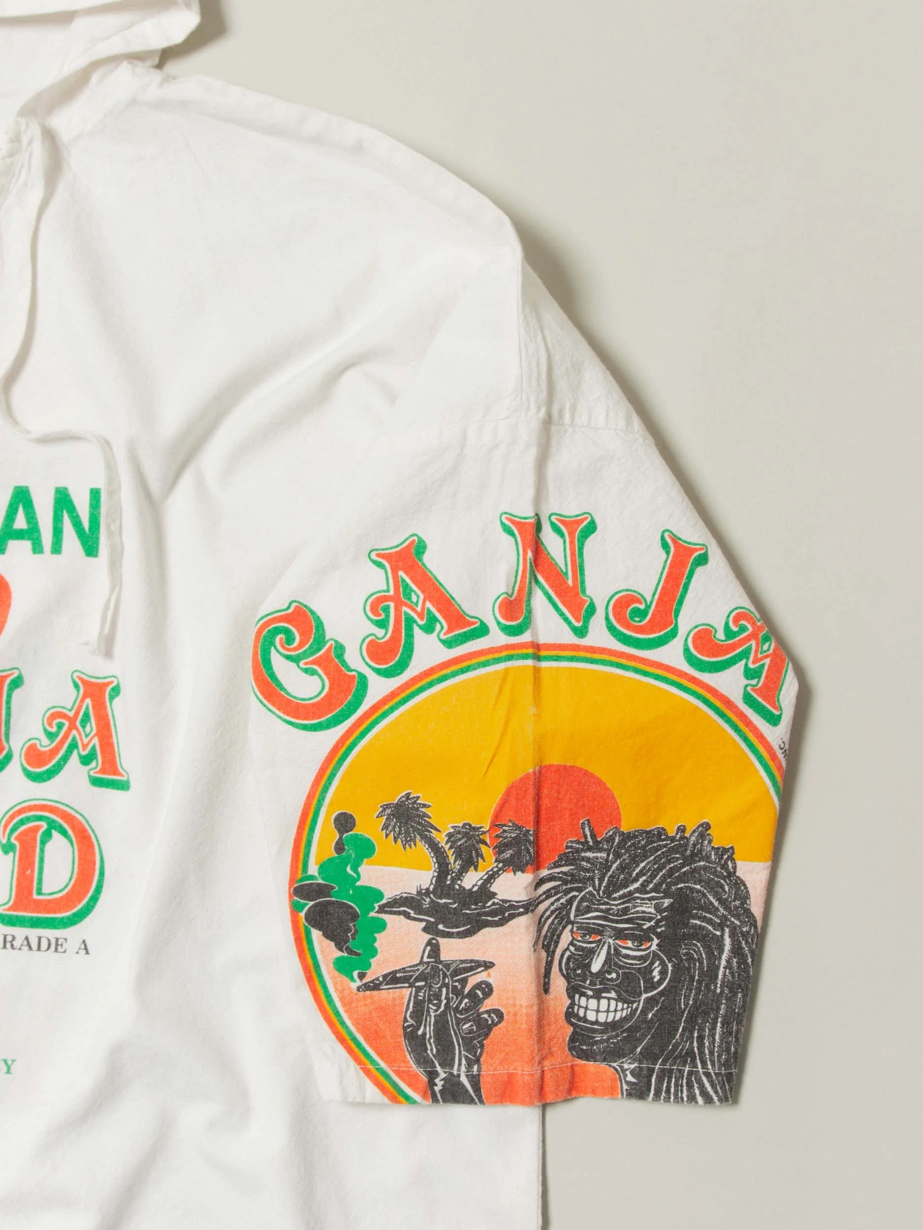 Vtg 1990s AKA Underground 'Jamaican Red' Souvenir Jacket - Made in USA (L) - Image 6