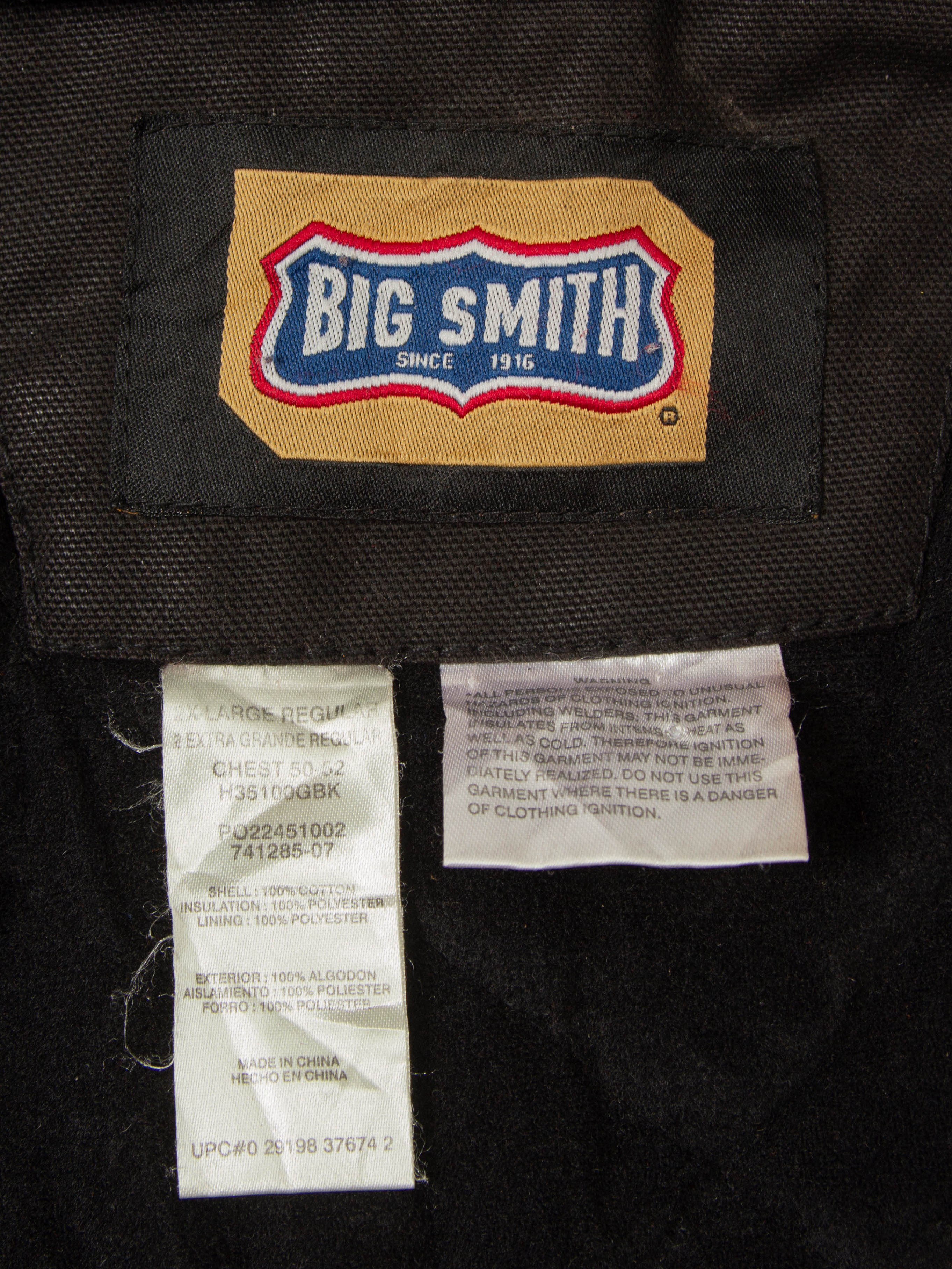 Vtg 1990s Big Smith Canvas Workwear Jacket (XL) - Image 4