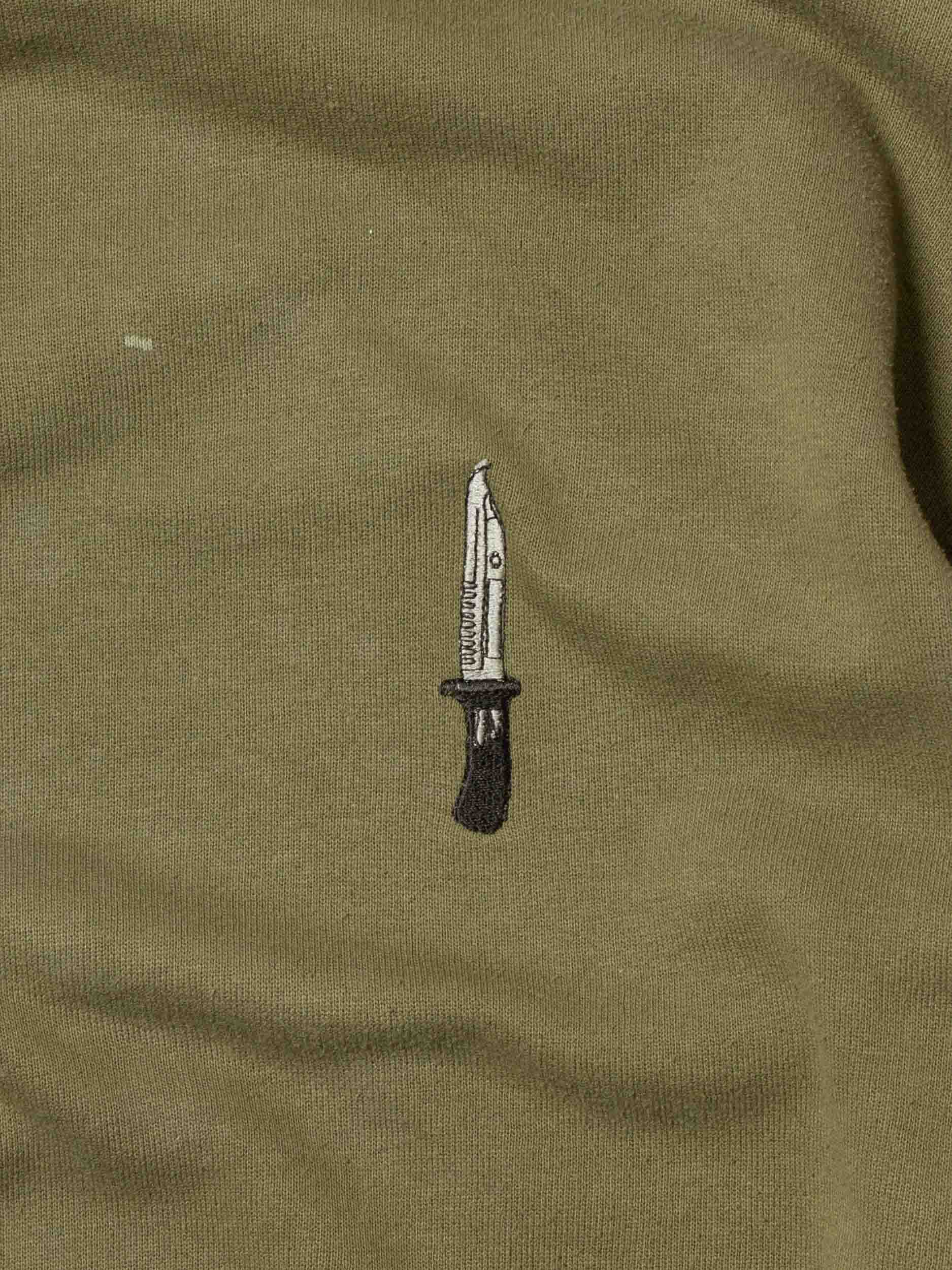 Vtg 1990s British Army Sweatshirt (S) - Image 2