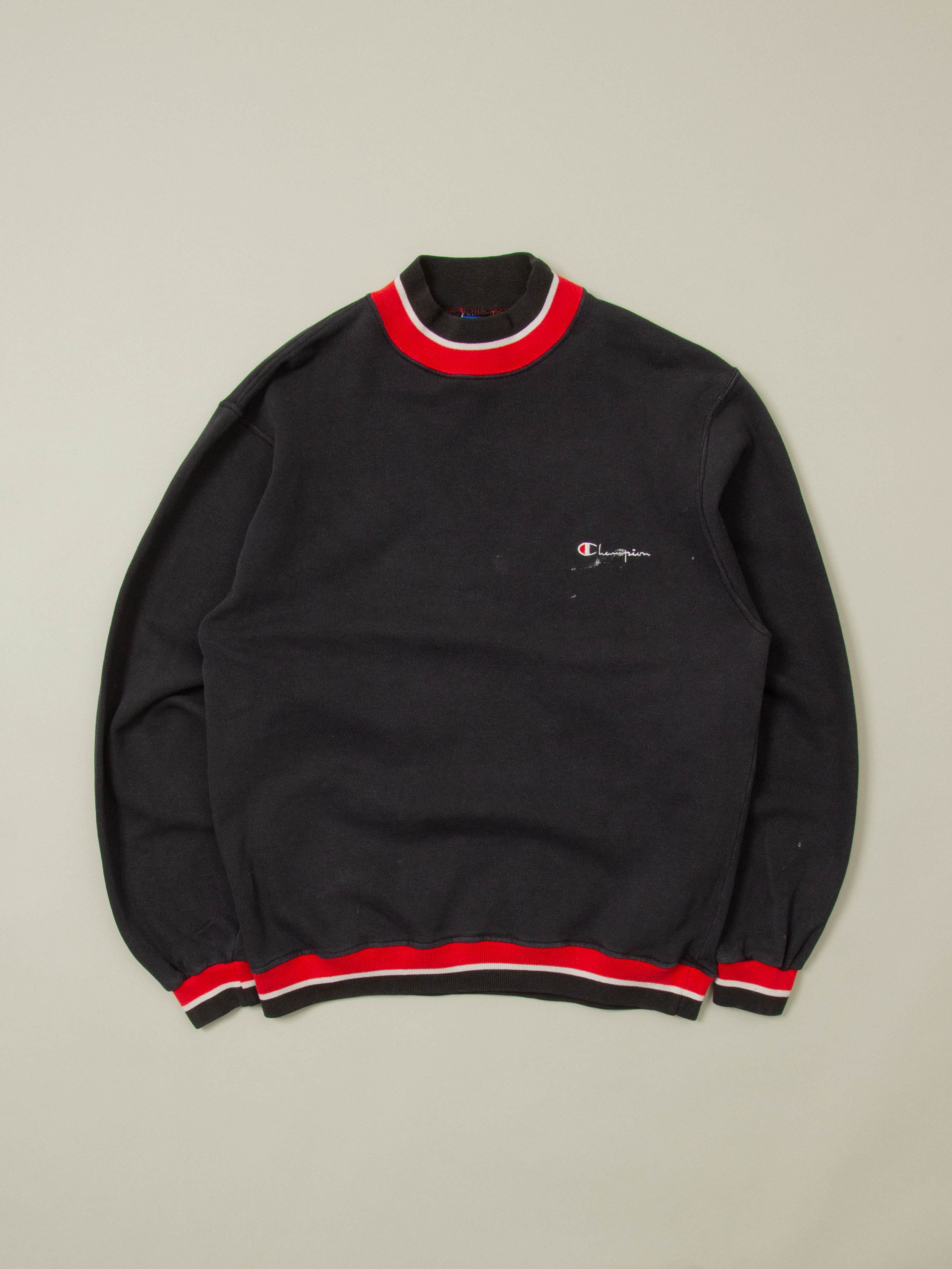 Vtg 1990s Champion 'Ringer' Sweatshirt - Made in USA (L)