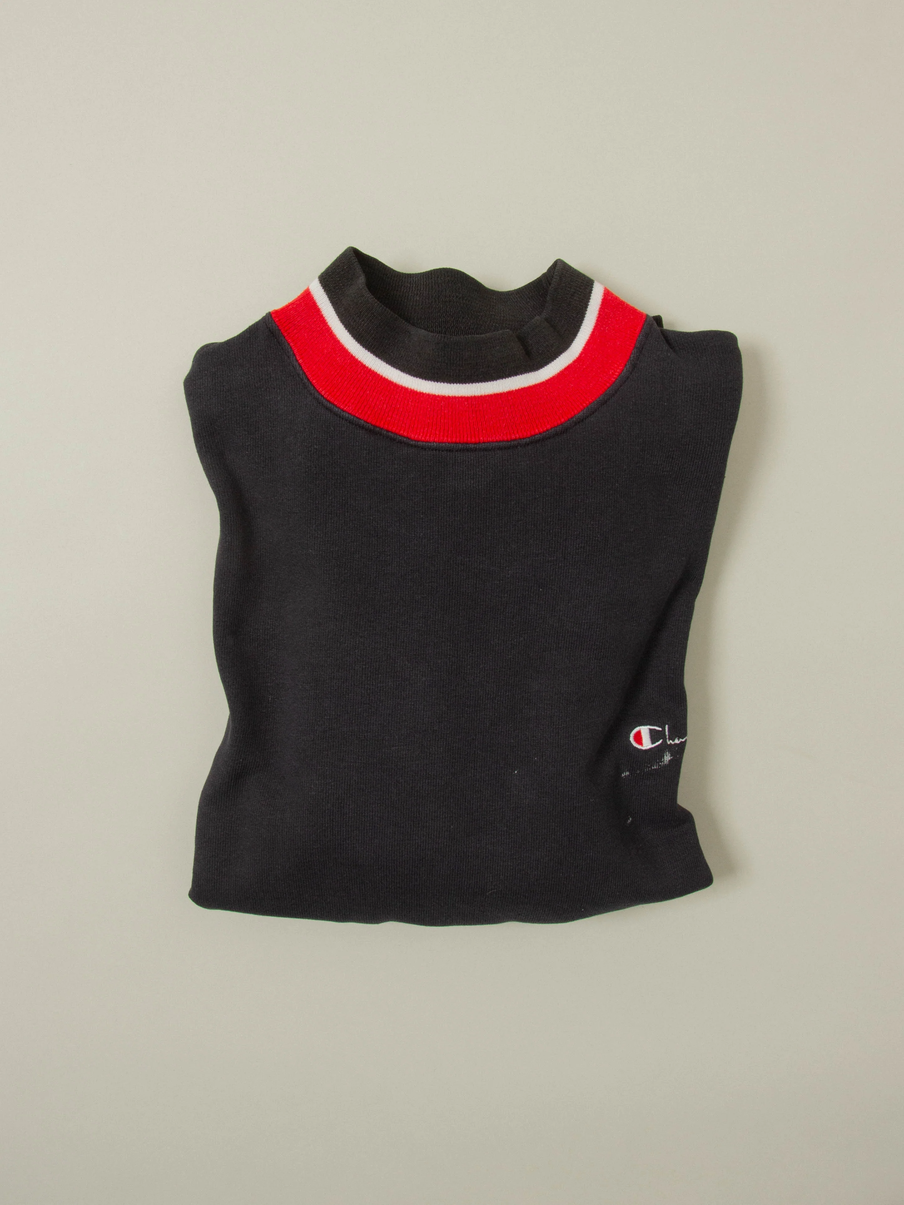 Vtg 1990s Champion 'Ringer' Sweatshirt - Made in USA (L) - Image 4