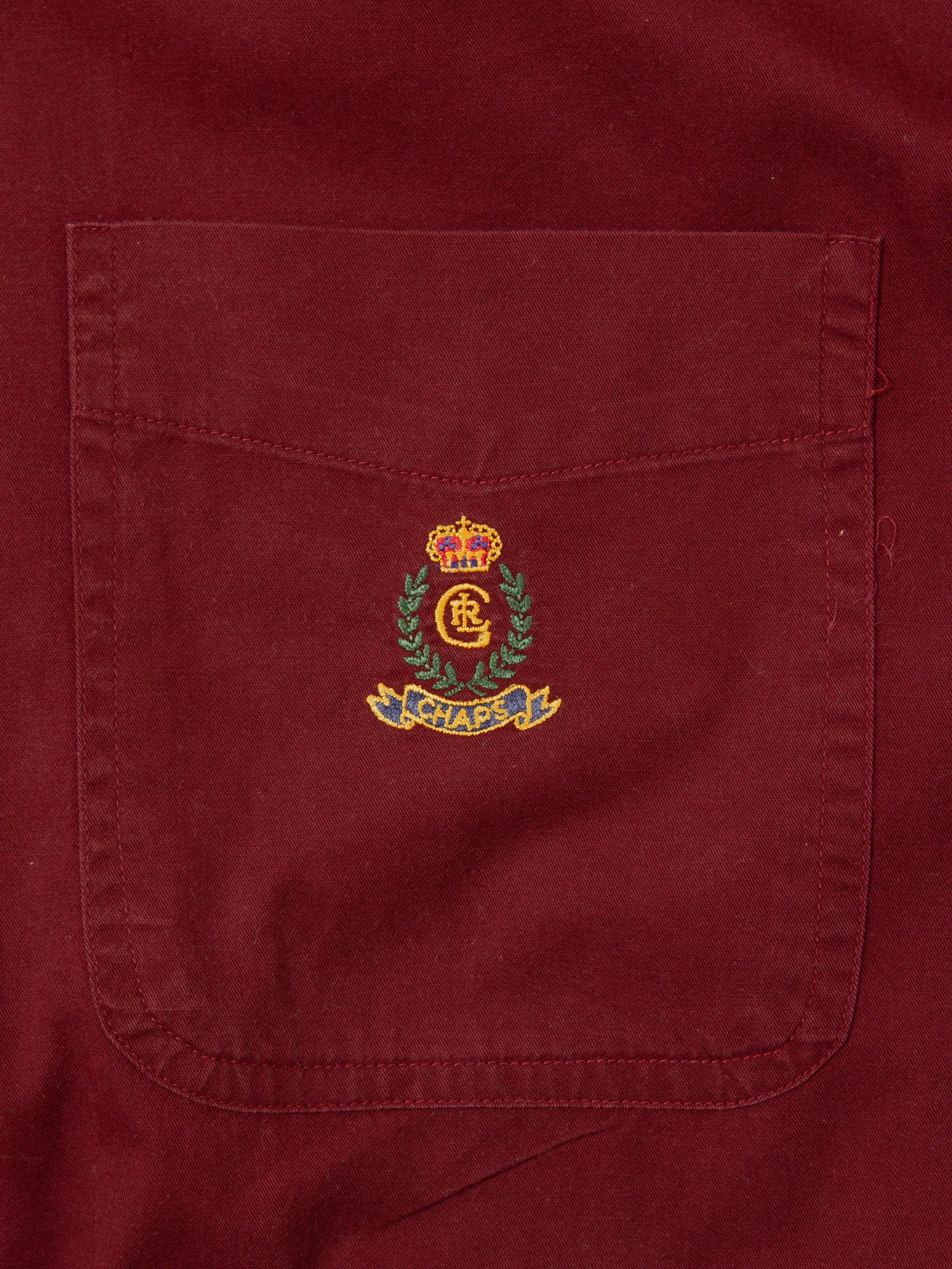 Vtg 1990s Chaps Ralph Lauren Shirt (XL) - Image 2