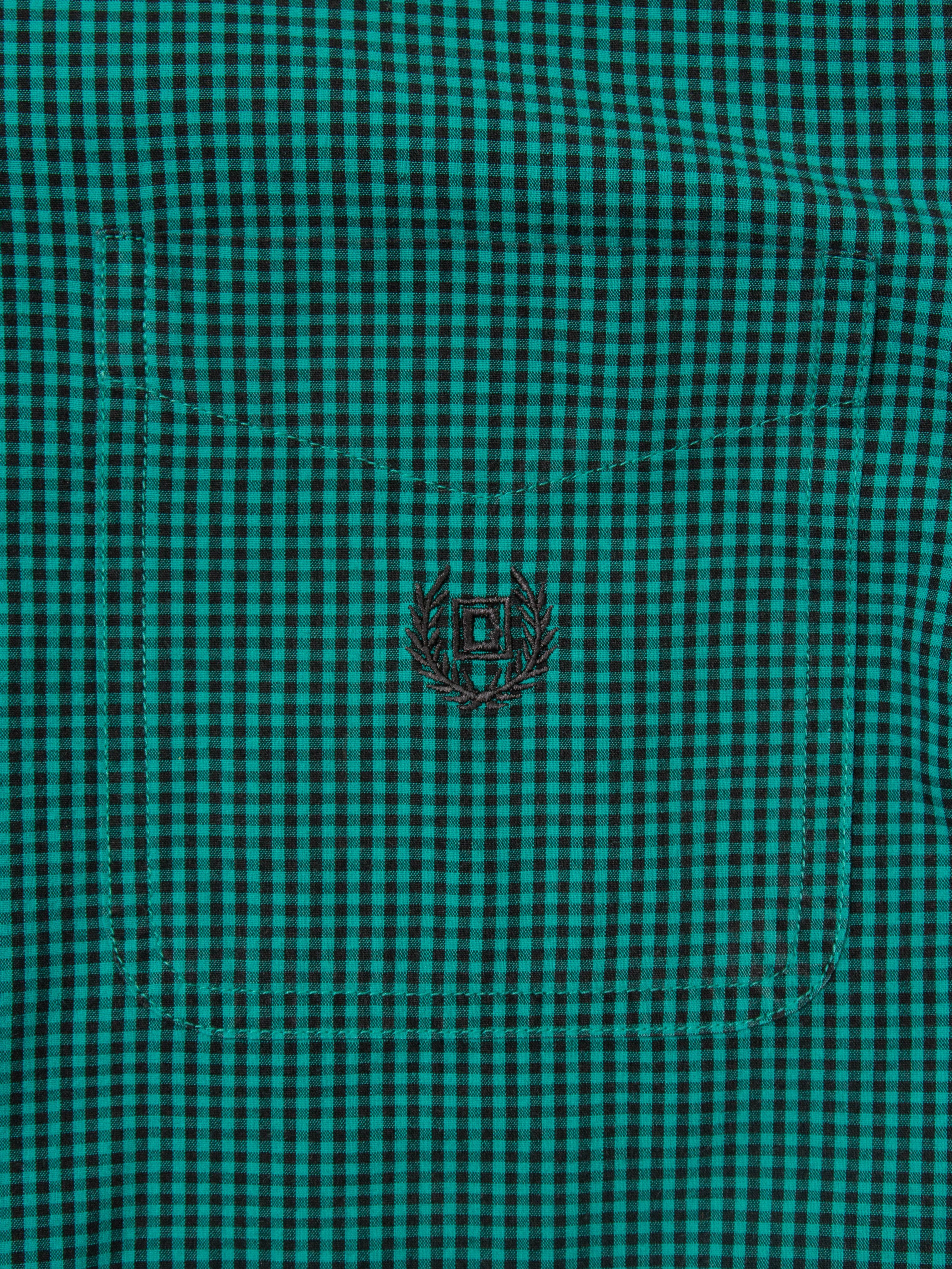 Vtg 1990s Checkered Chaps Shirt (S) - Image 4