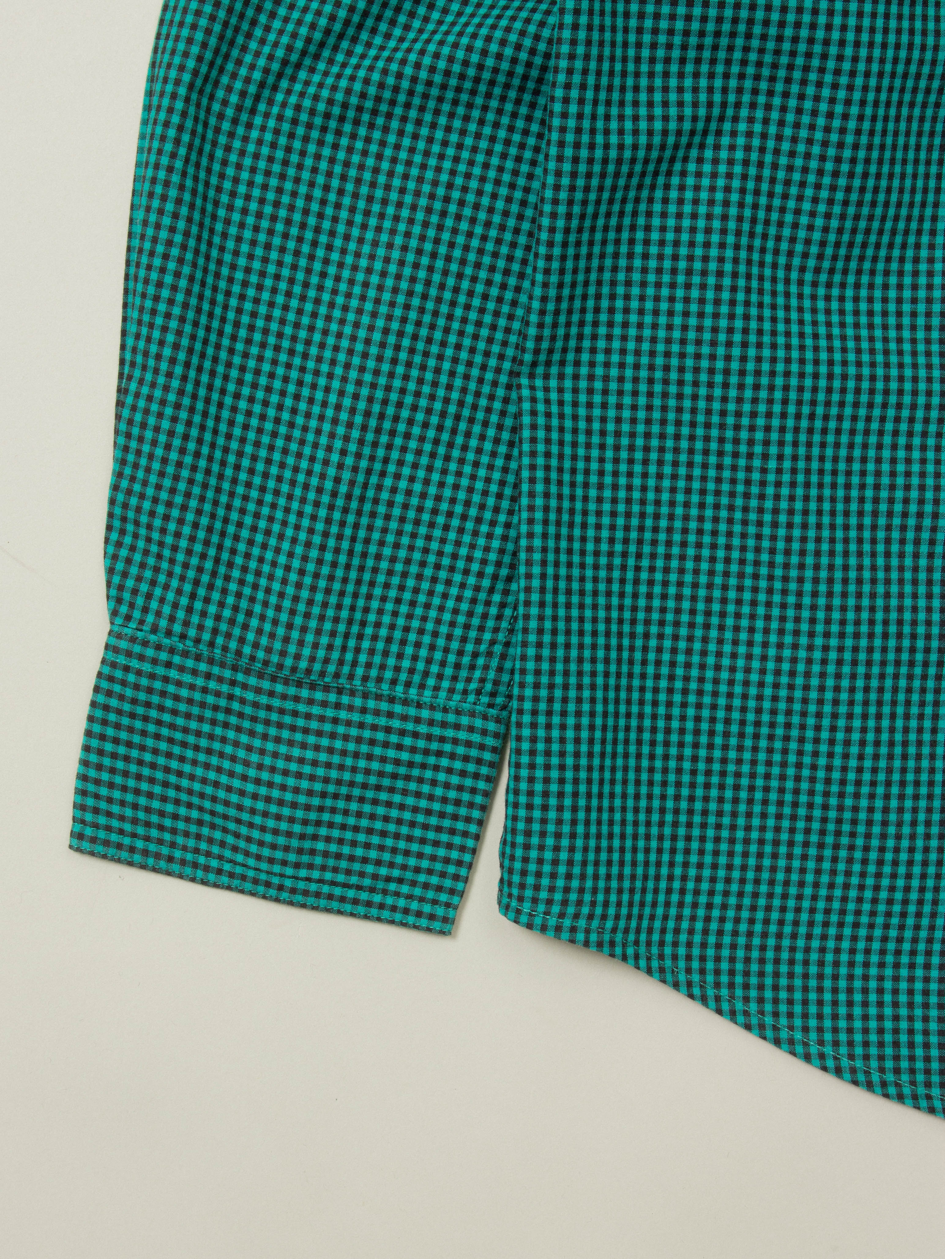 Vtg 1990s Checkered Chaps Shirt (S) - Image 5