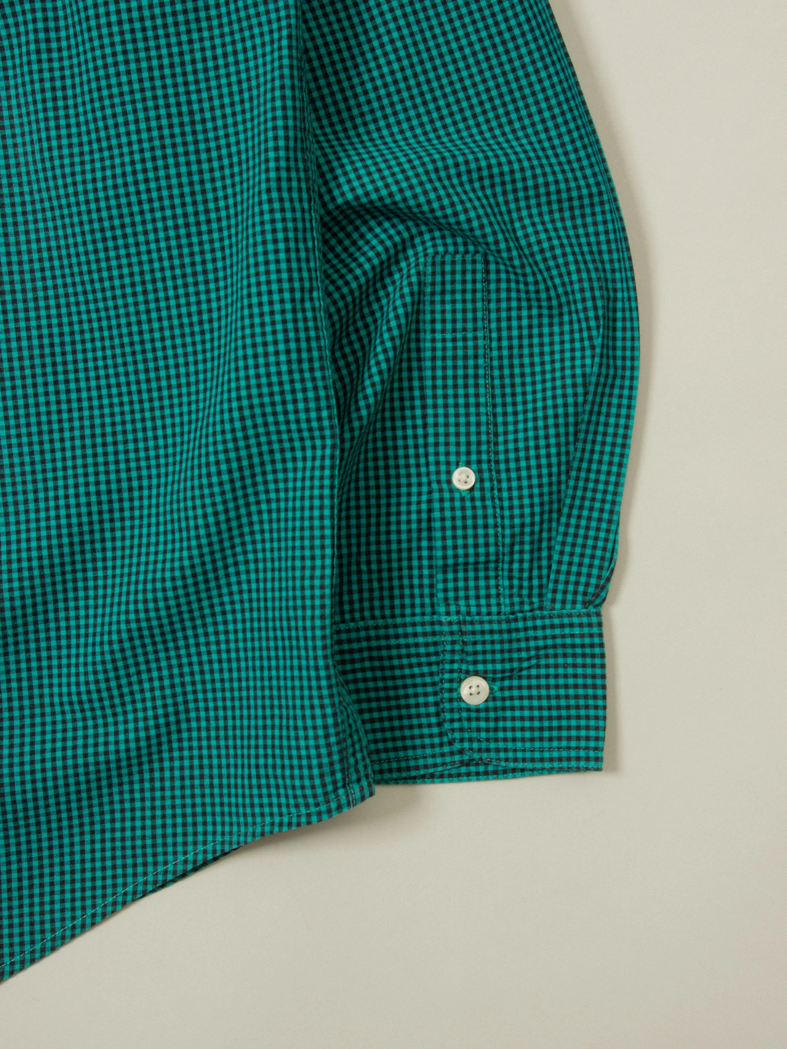 Vtg 1990s Checkered Chaps Shirt (S) - Image 7