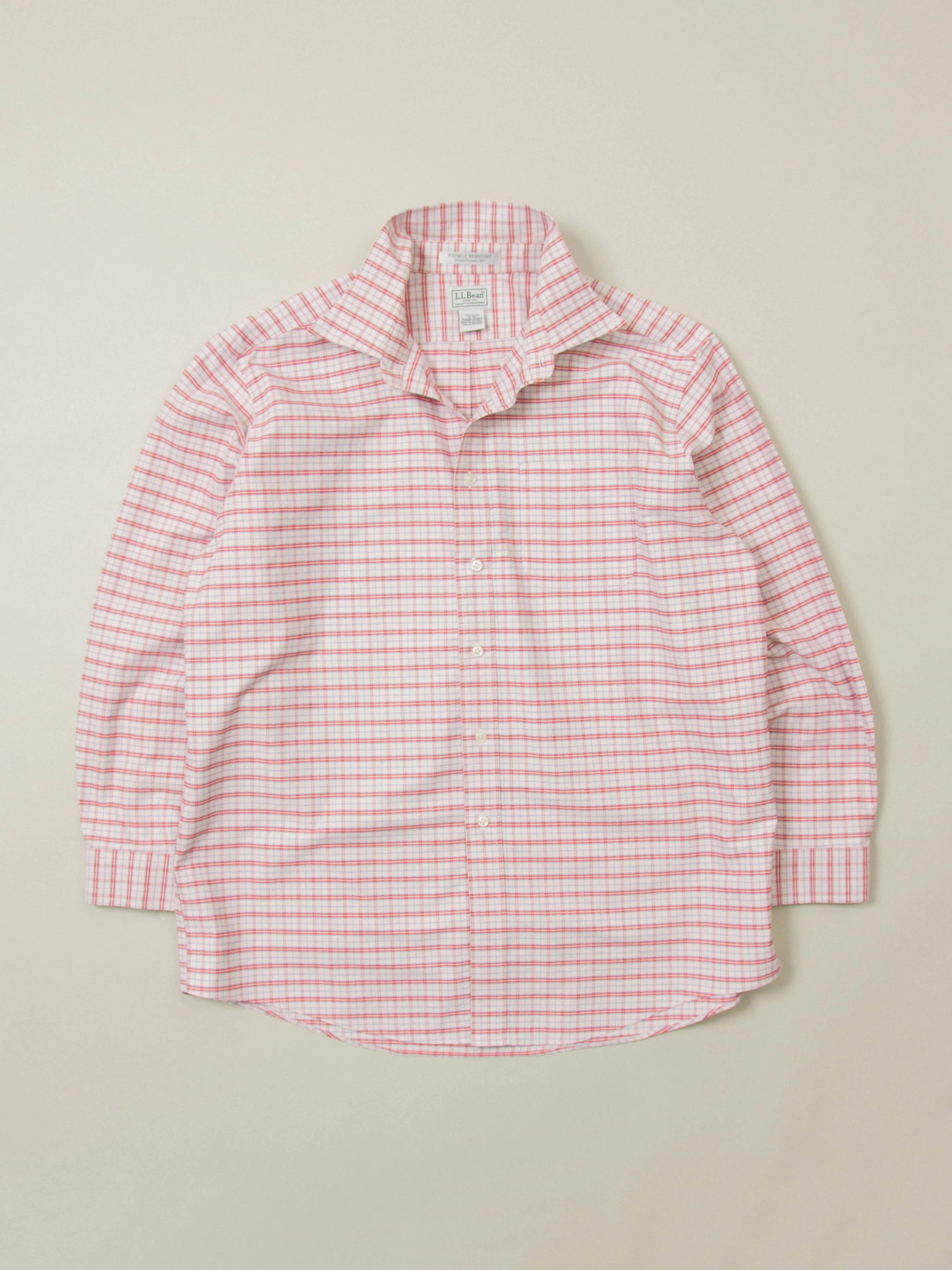 Vtg 1990s Checkered L.L.Bean Shirt (XXL)