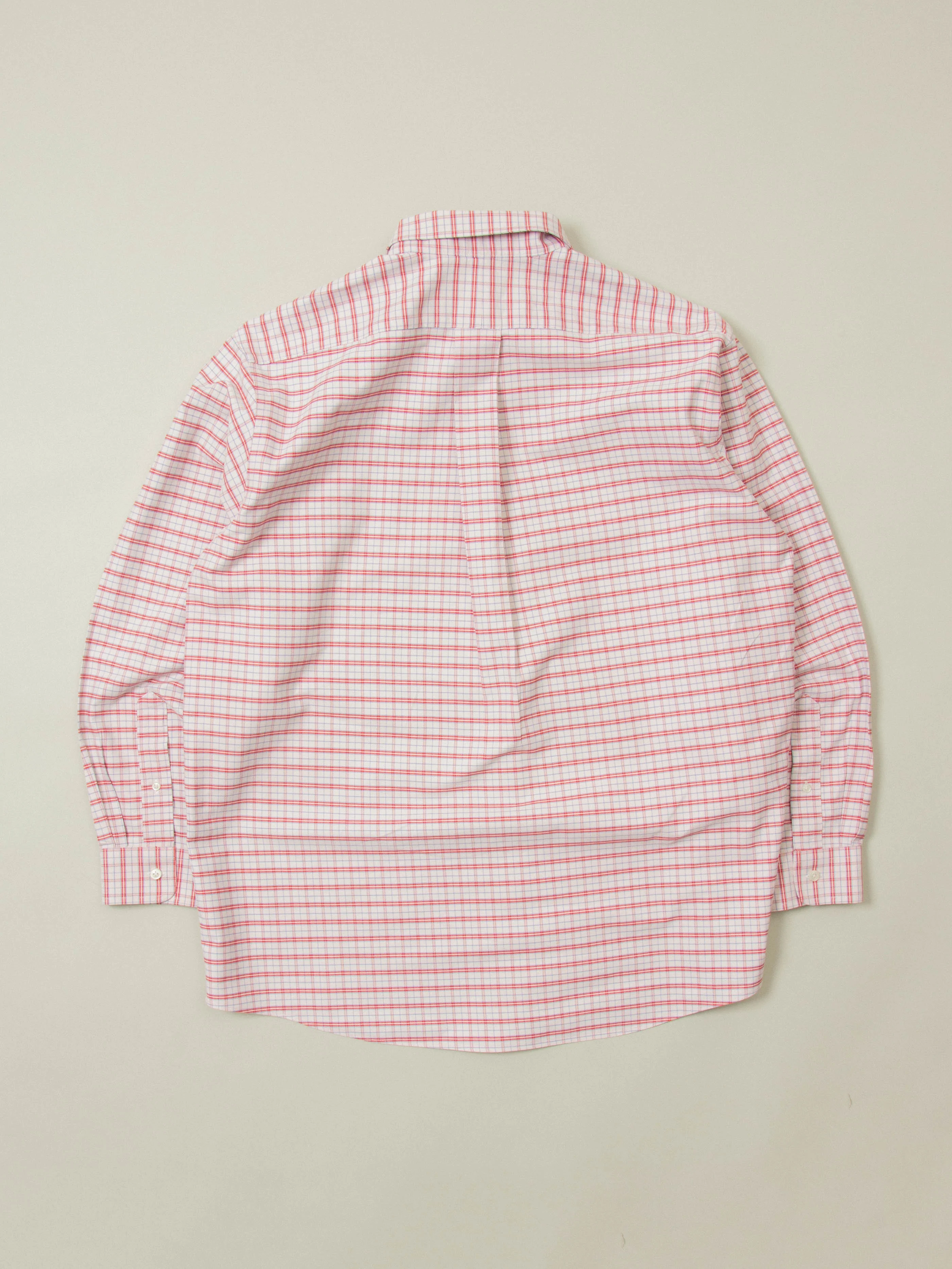 Vtg 1990s Checkered L.L.Bean Shirt (XXL) - Image 4