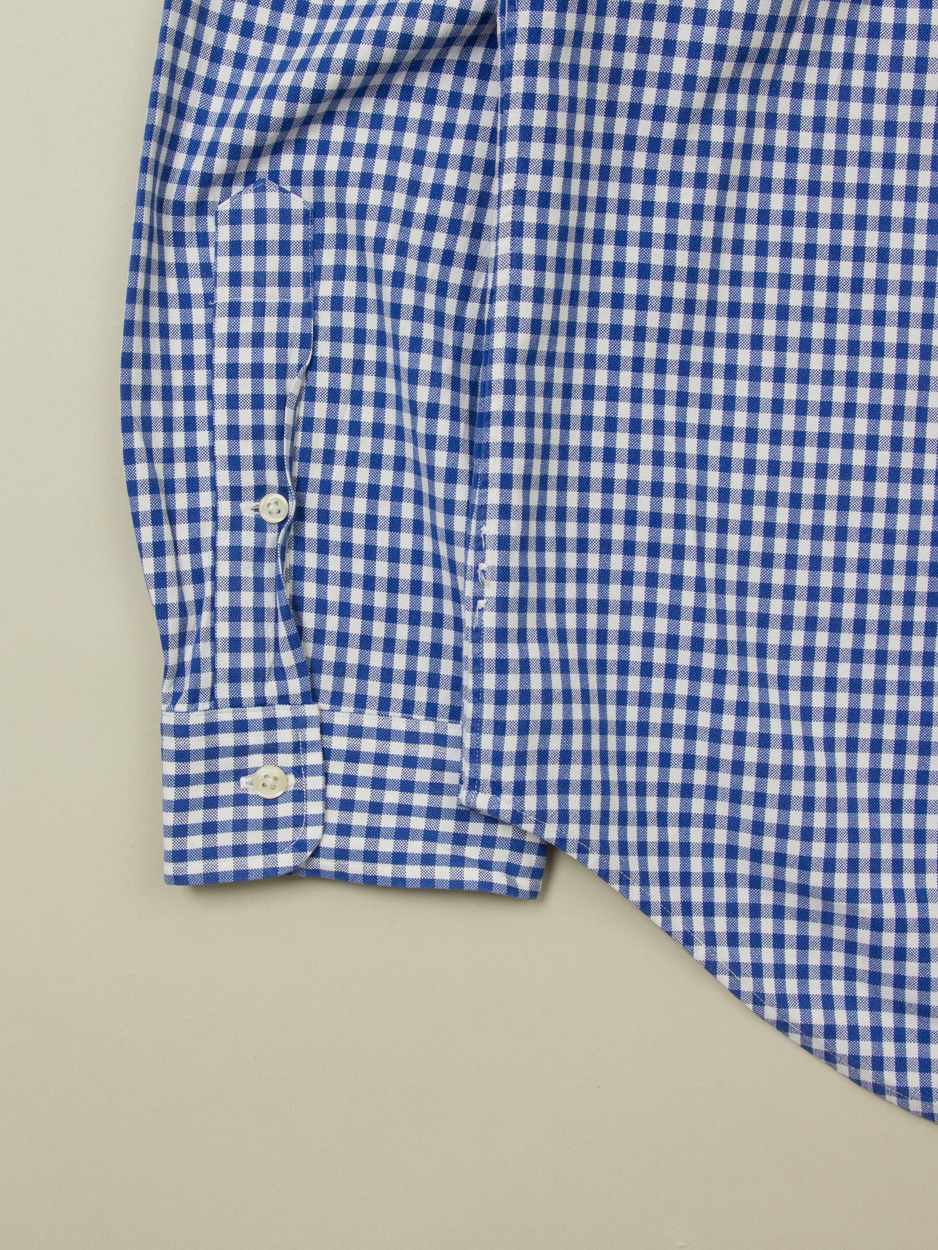 Vtg 1990s Checkered Ralph Lauren Shirt (XL) - Image 5