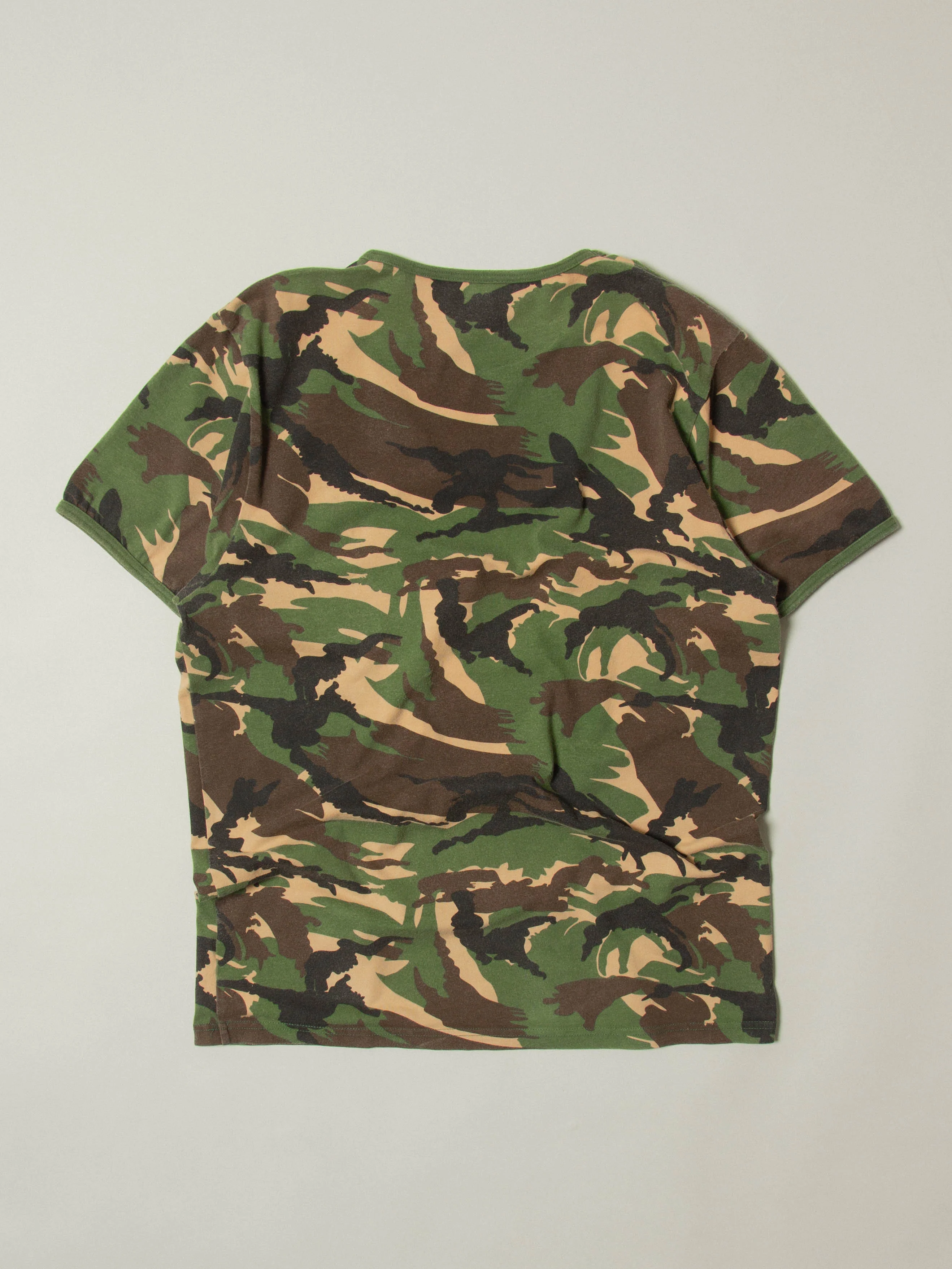 Vtg 1990s Dutch Camouflage Tee - Image 5