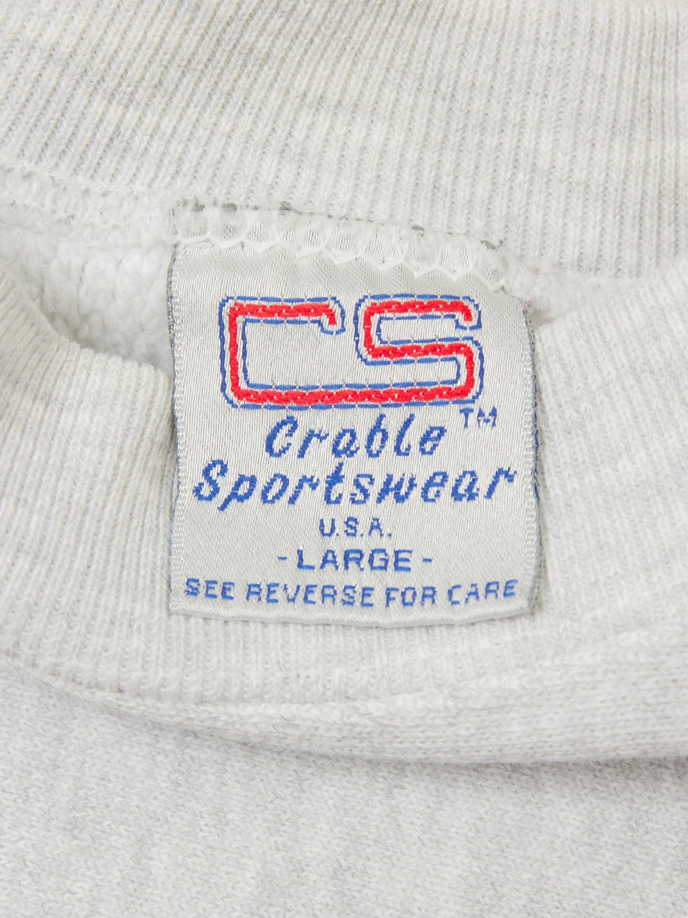 Vtg 1990s East Carolina University Heavyweight Sweatshirt - Made in USA (L) - Image 2