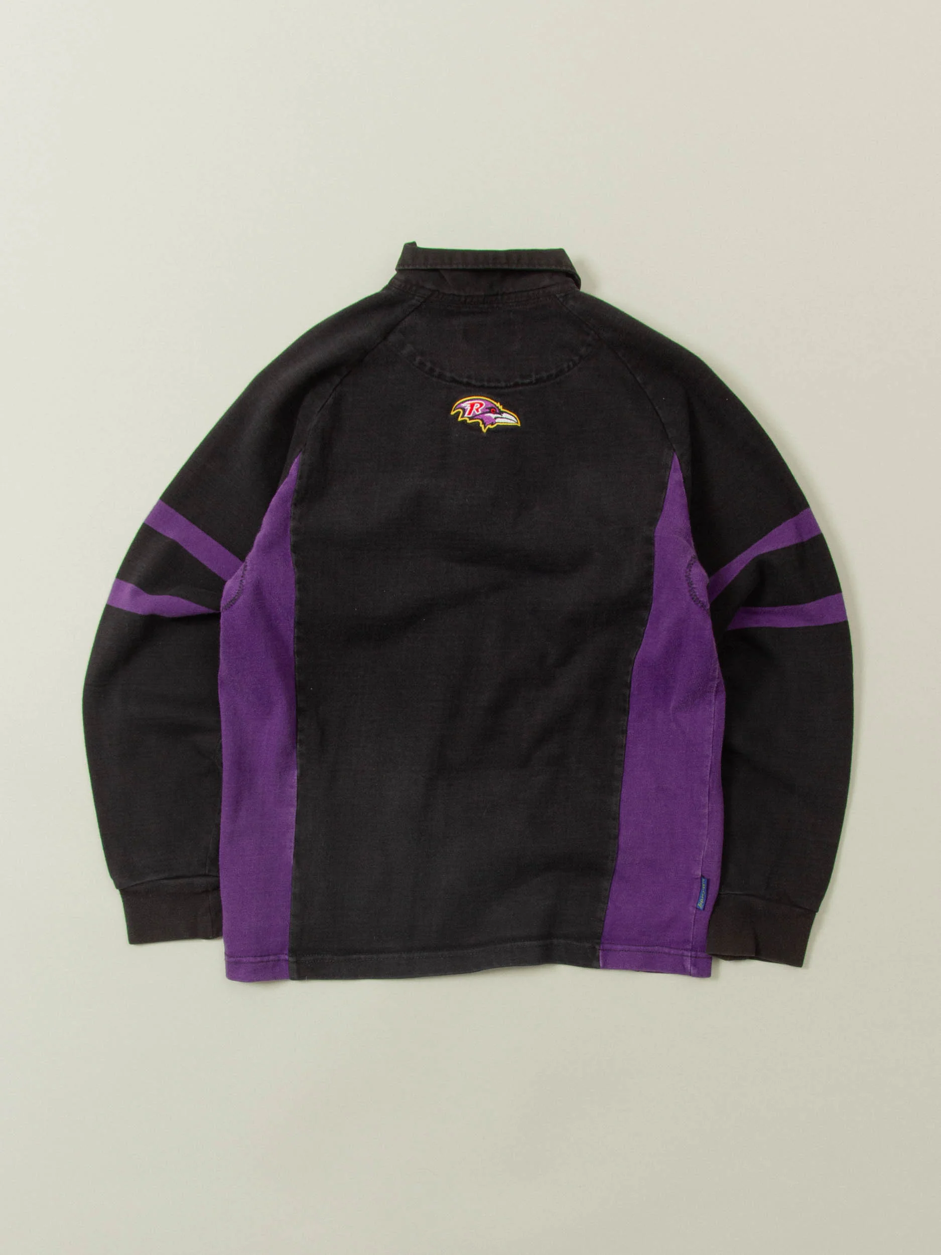 Vtg 1990s Embroidered Rugby Shirt (S) - Image 5