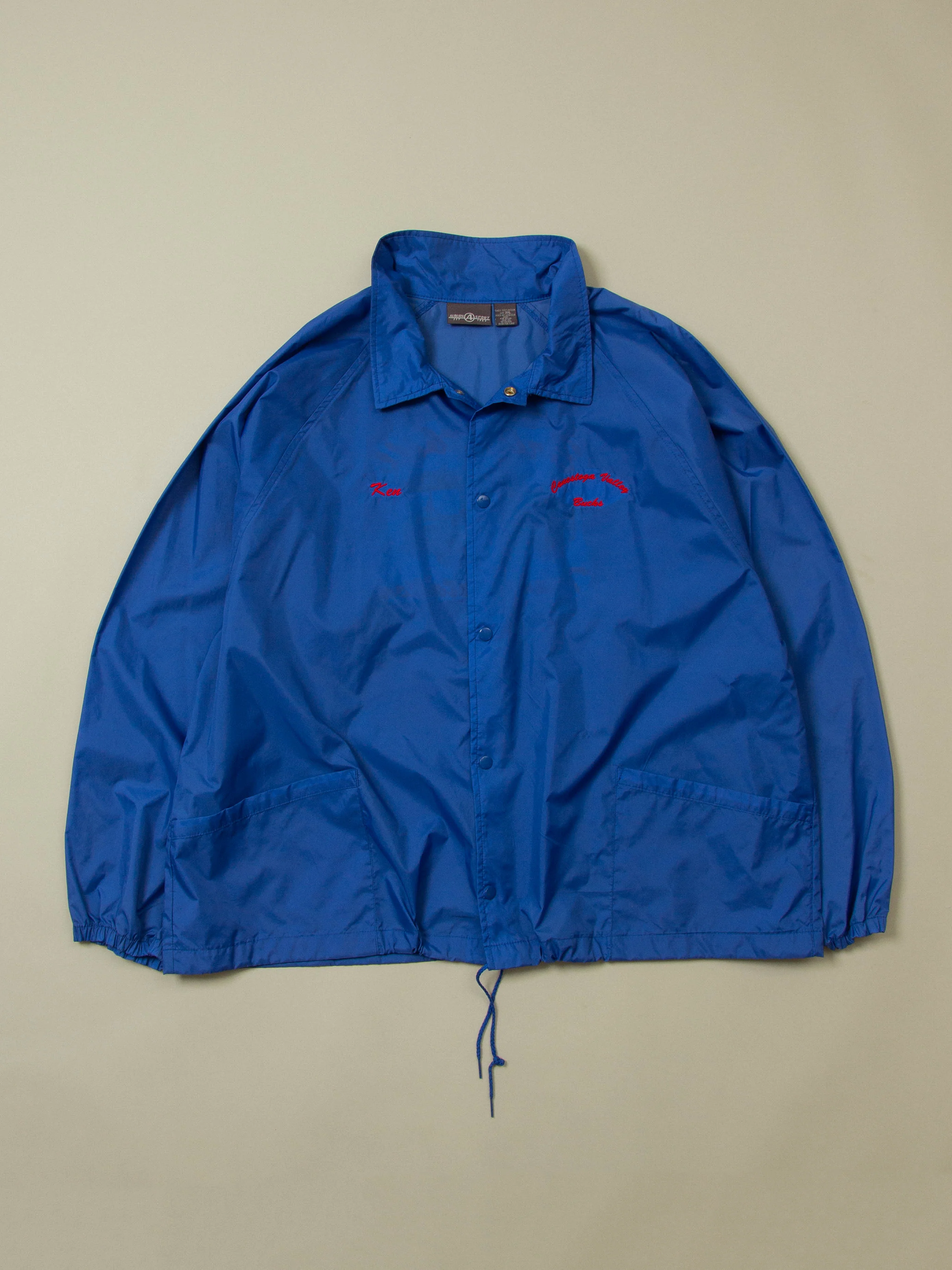Vtg 1990s Embroidered School Bus Coach Jacket (XXXL)
