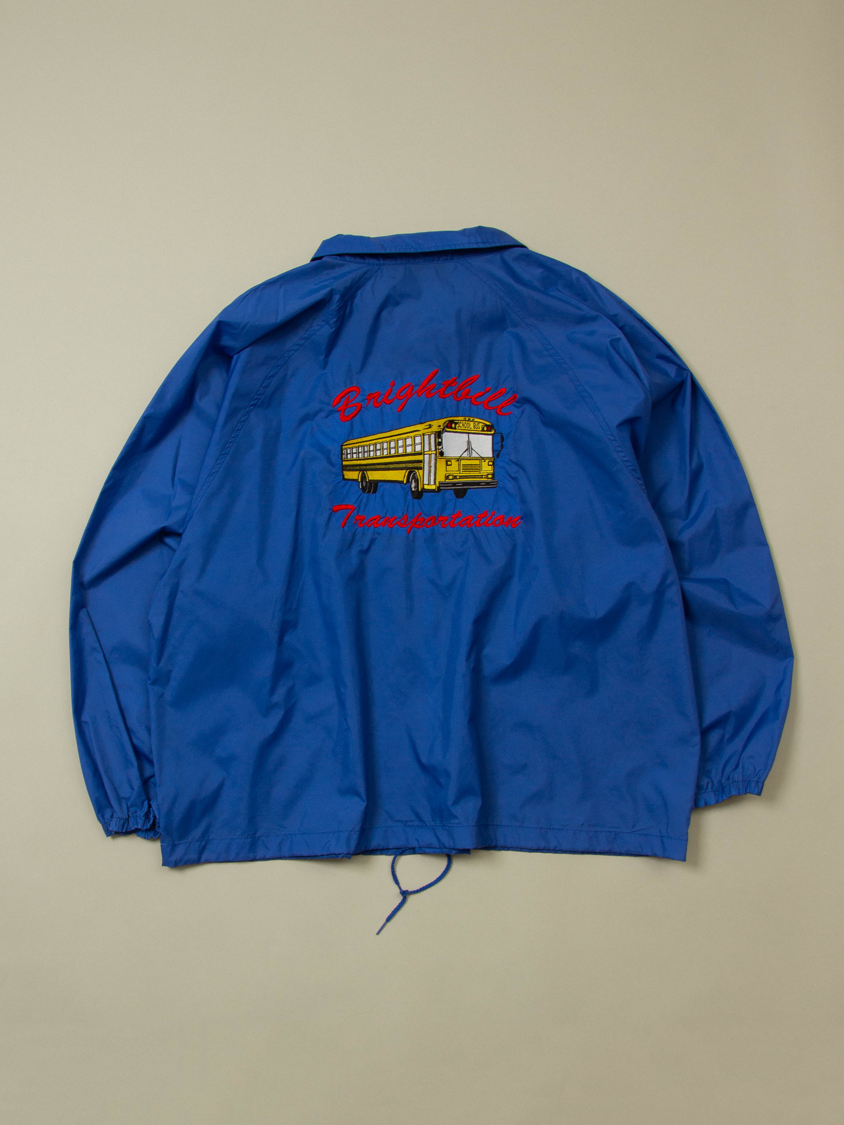 Vtg 1990s Embroidered School Bus Coach Jacket (XXXL) - Image 2