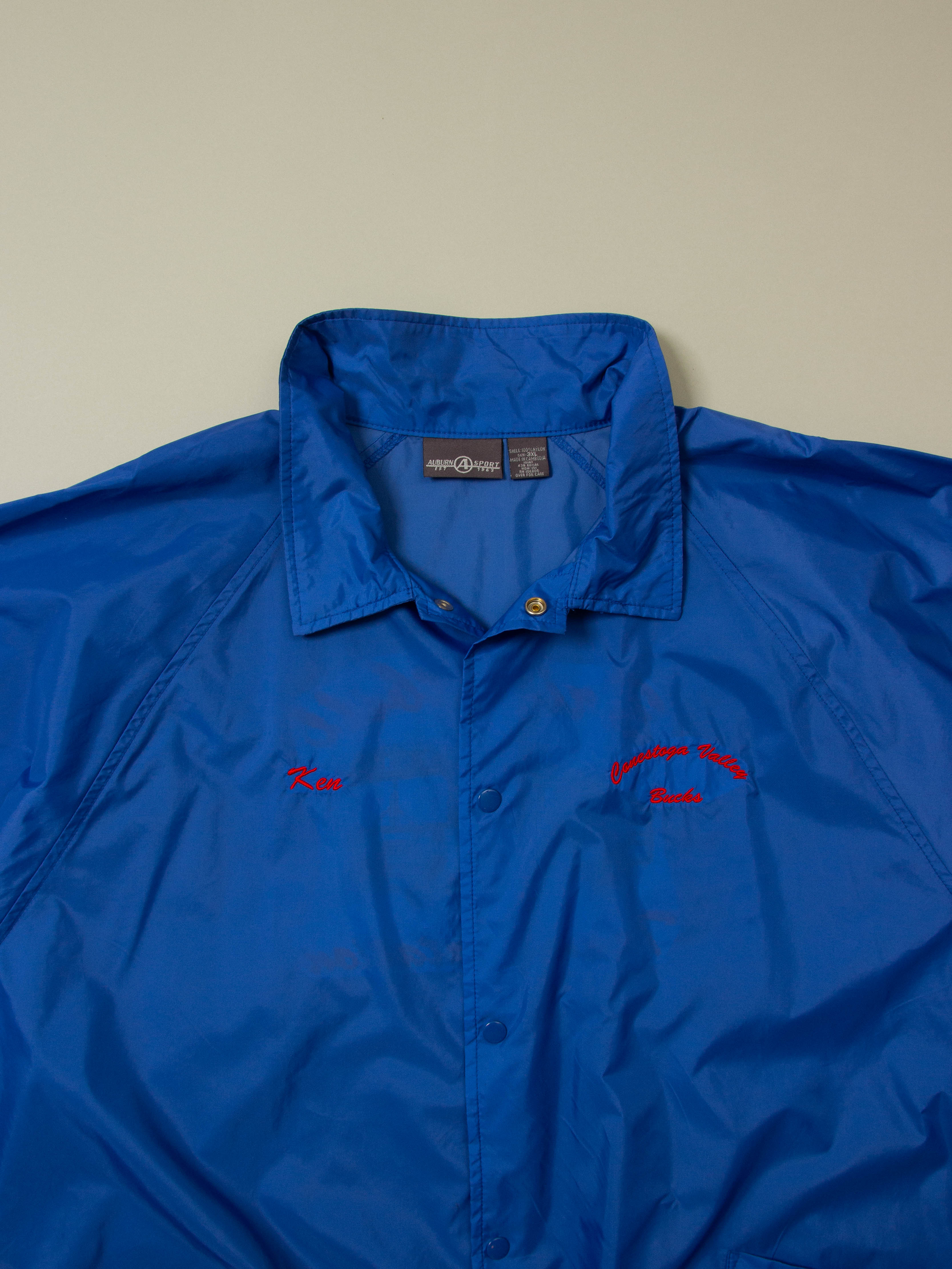 Vtg 1990s Embroidered School Bus Coach Jacket (XXXL) - Image 4