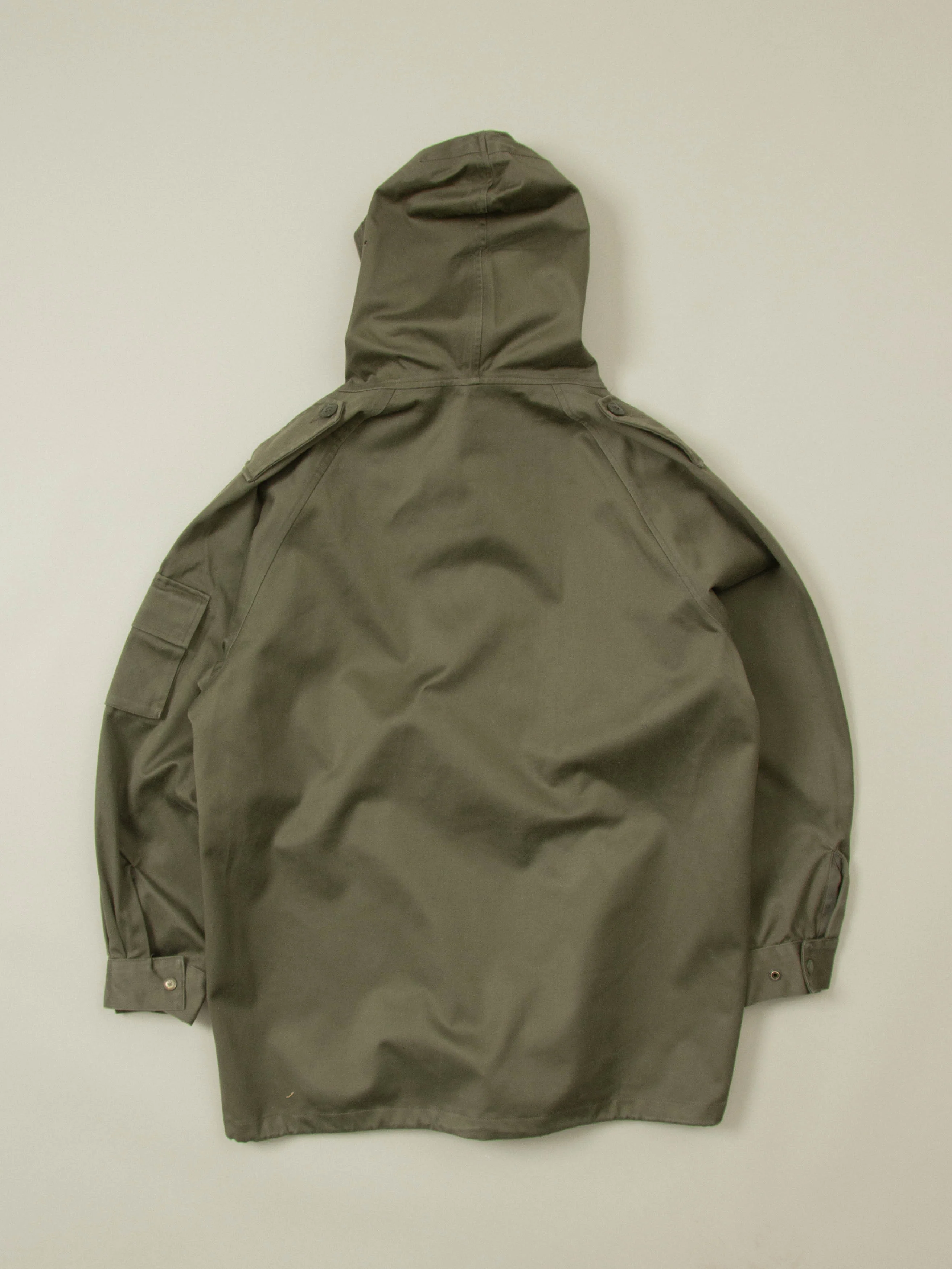 Vtg 1990s French Army Rain Coat - Image 8