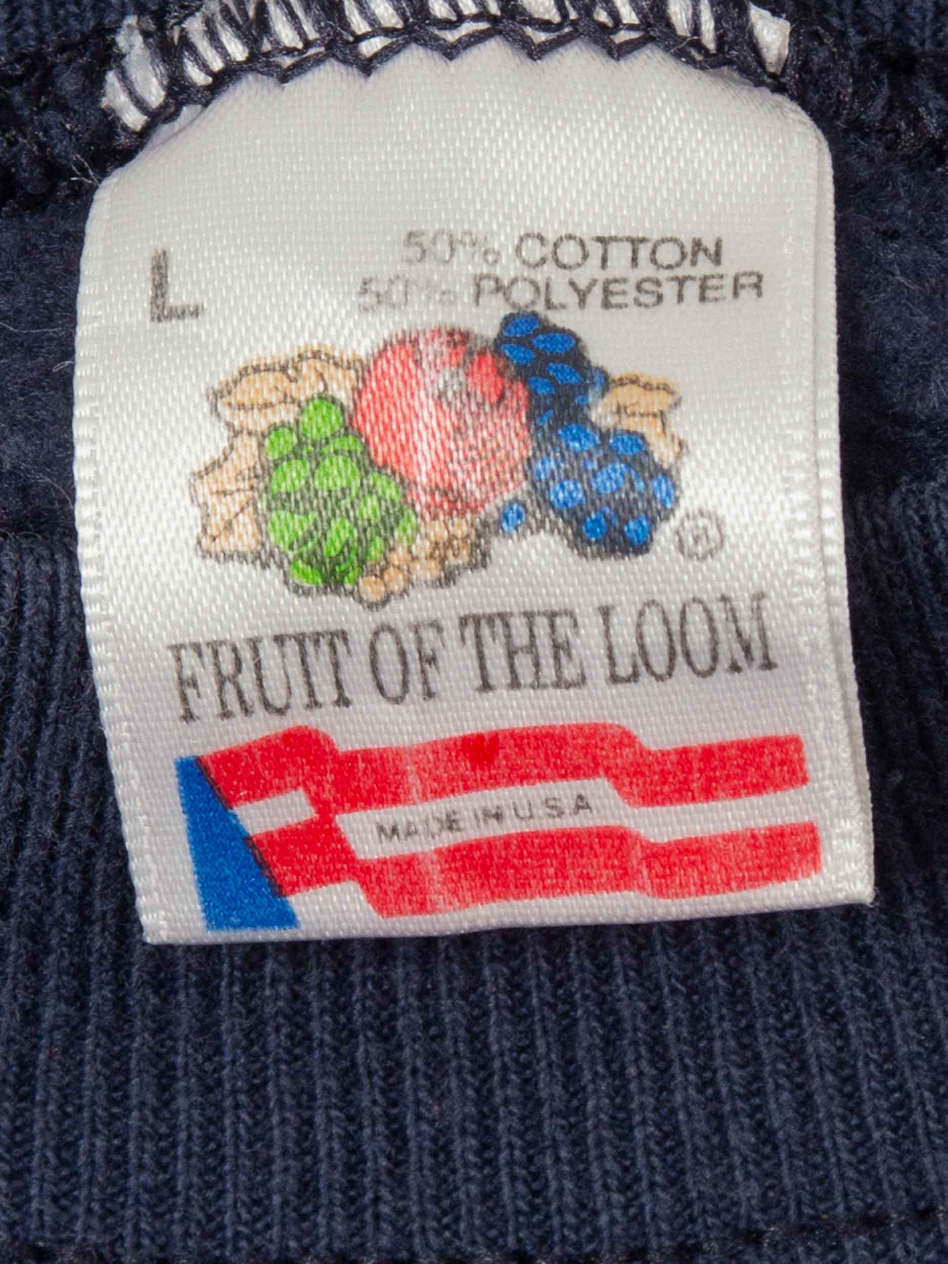 Vtg 1990s Fruit of the Loom College Sweatshirt – Made in USA (S) - Image 2