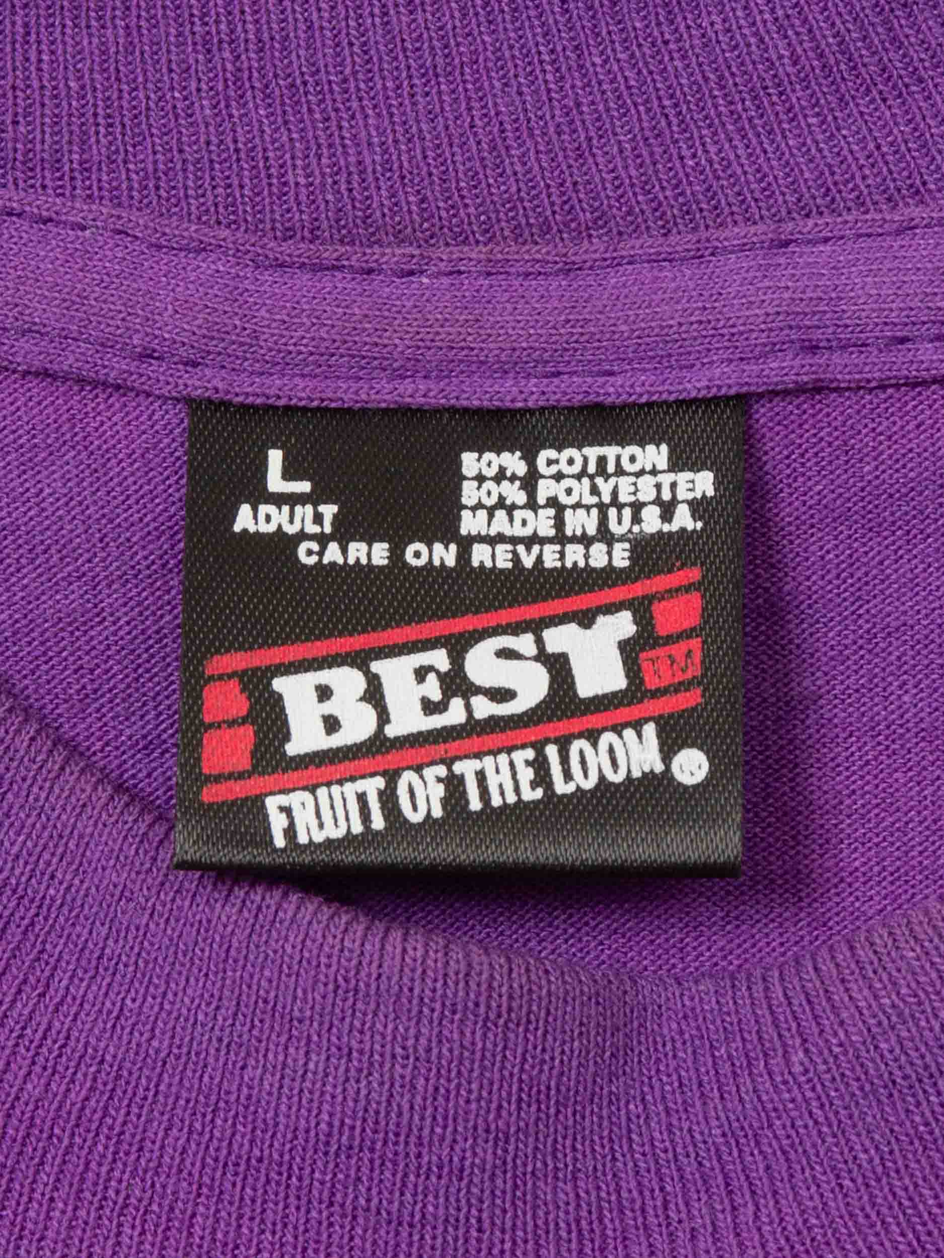 Vtg 1990s Fruit of the Loom Single Stitch Tee - Made in USA (L) - Image 2
