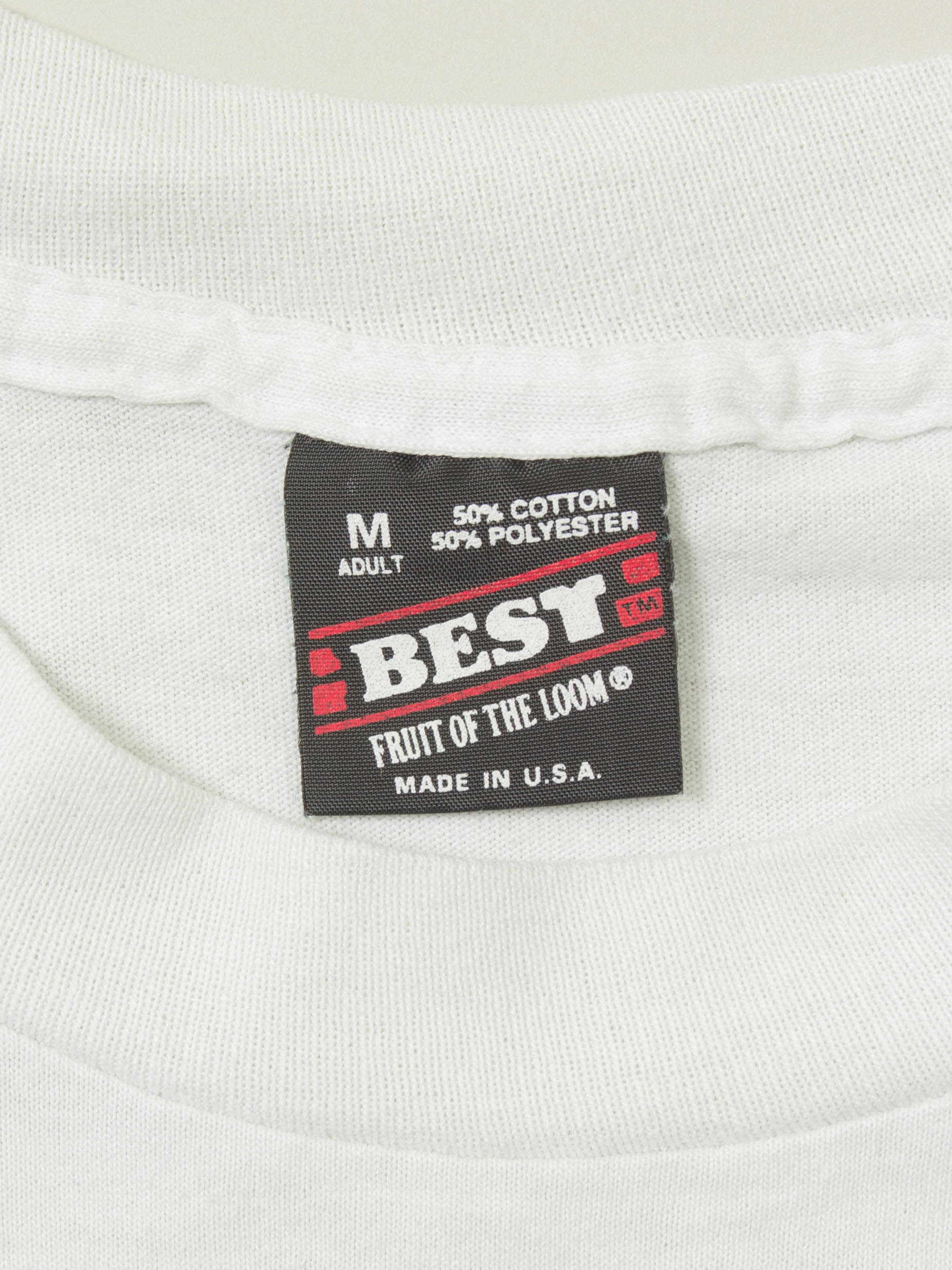 Vtg 1990s Fruit of the Loom Single Stitch Tee - Made in USA (M) - Image 2