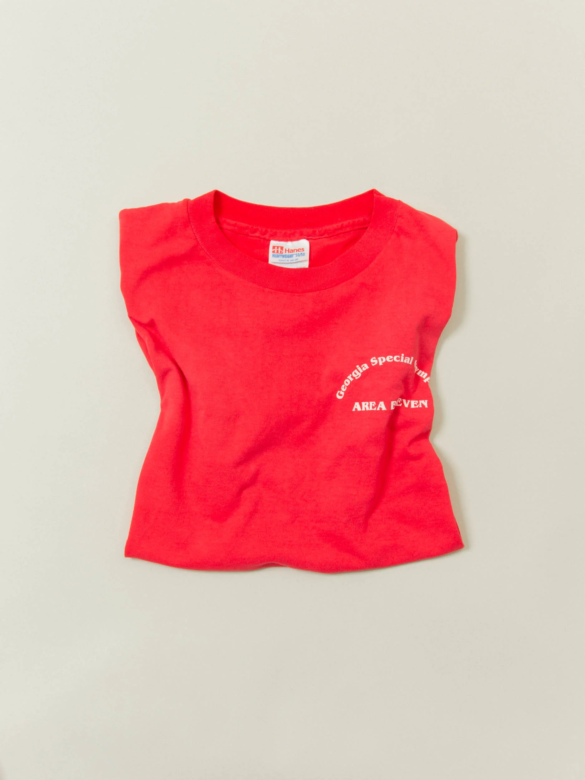 Vtg 1990s 'Georgia Special Olympics' 50/50 Single Stitch Tee – Made in USA (L) - Image 6