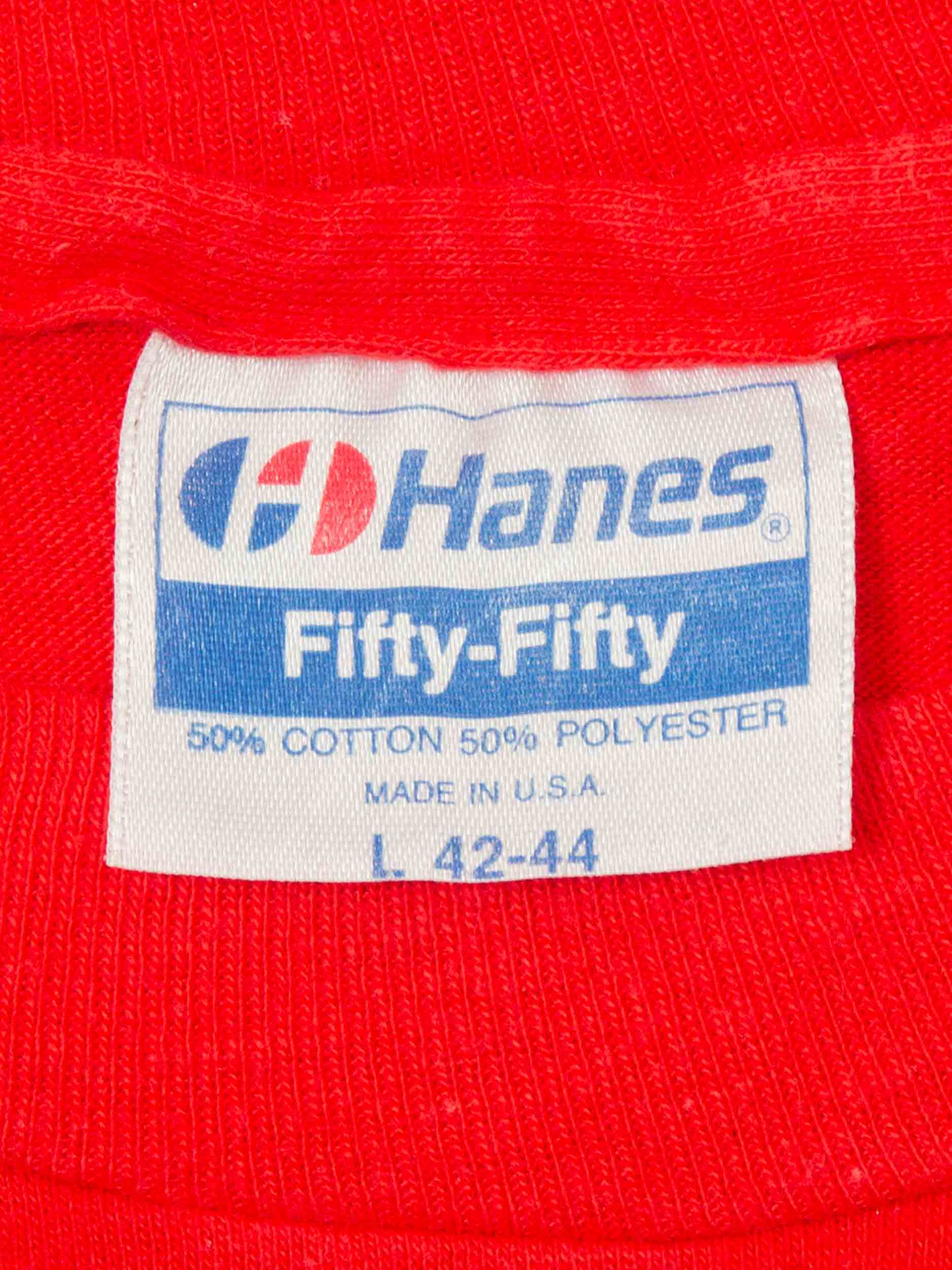 Vtg 1990s Hanes 'Symphony' 50/50 Single Stitch Tee – Made in USA (L) - Image 2