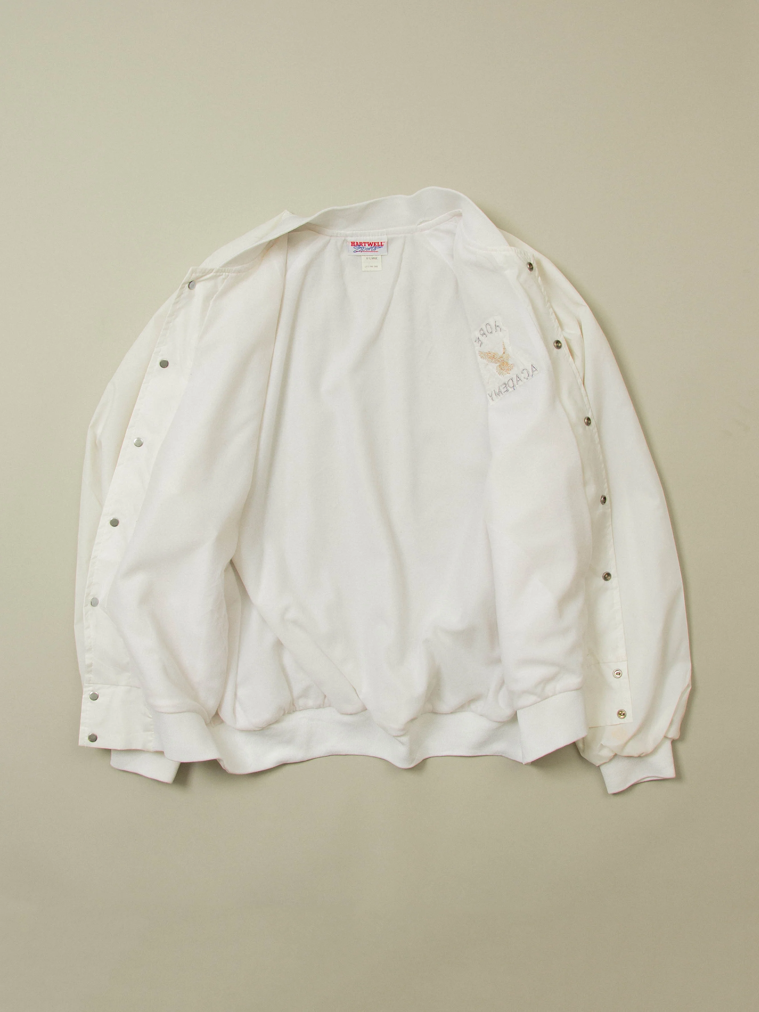 Vtg 1990s Hartwell Sports Bomber Jacket - Made in USA (XL) - Image 5